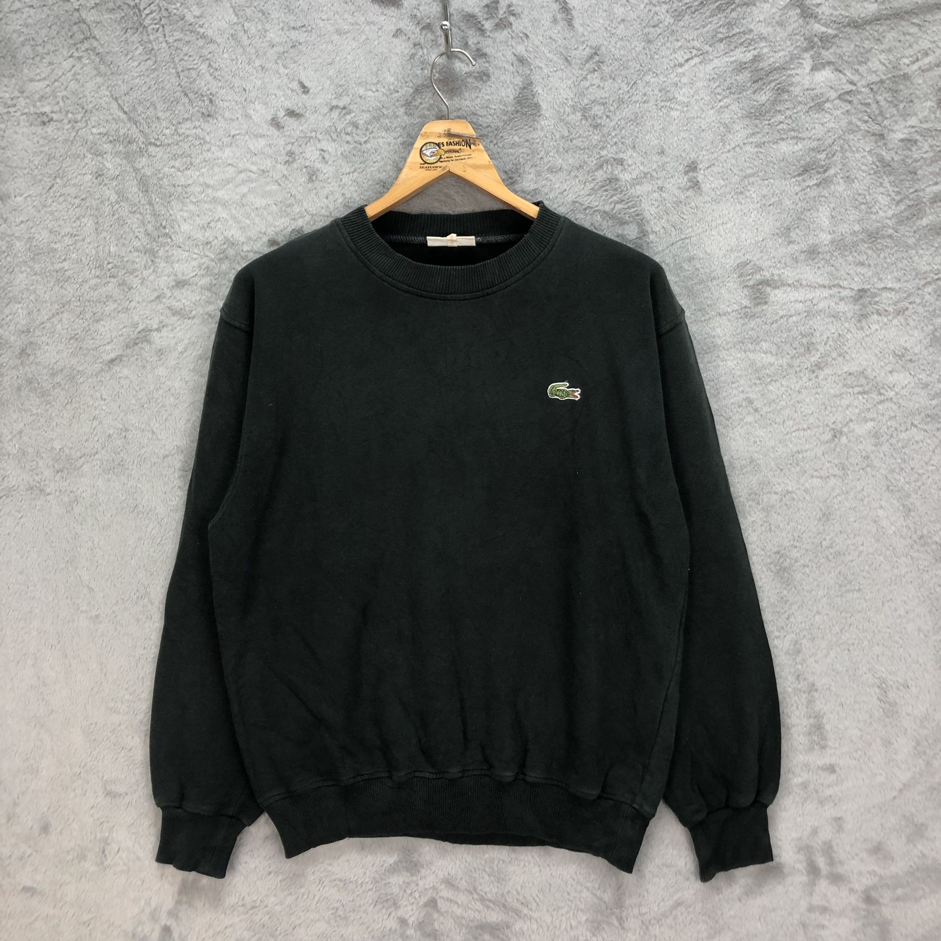 Lacoste VINTAGE CHEMISE LACOSTE SMALL LOGO SWEATSHIRTS #5179-177 Size US M / EU 48-50 / 2 - 1 Thumbnail