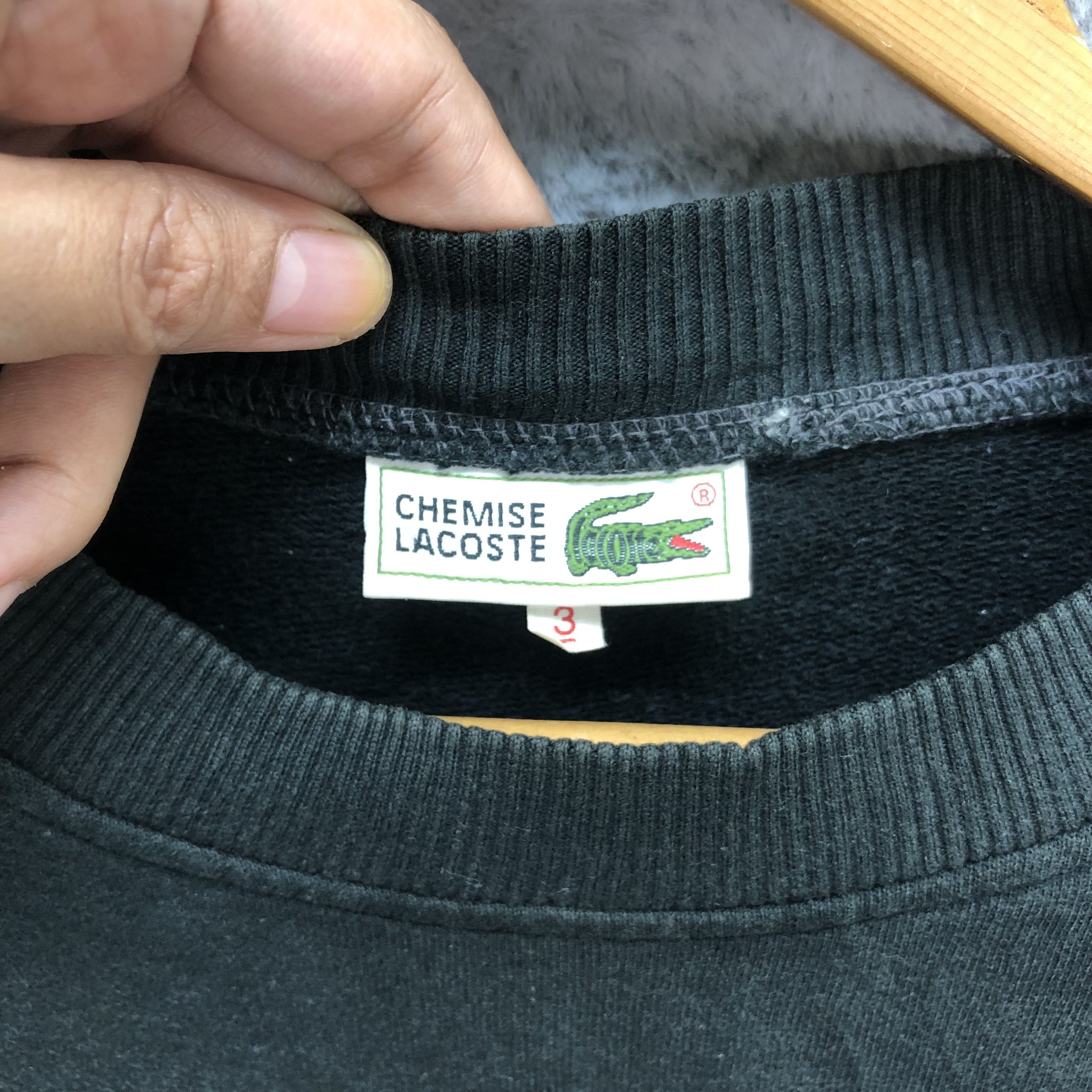 Lacoste VINTAGE CHEMISE LACOSTE SMALL LOGO SWEATSHIRTS #5179-177 Size US M / EU 48-50 / 2 - 7 Thumbnail