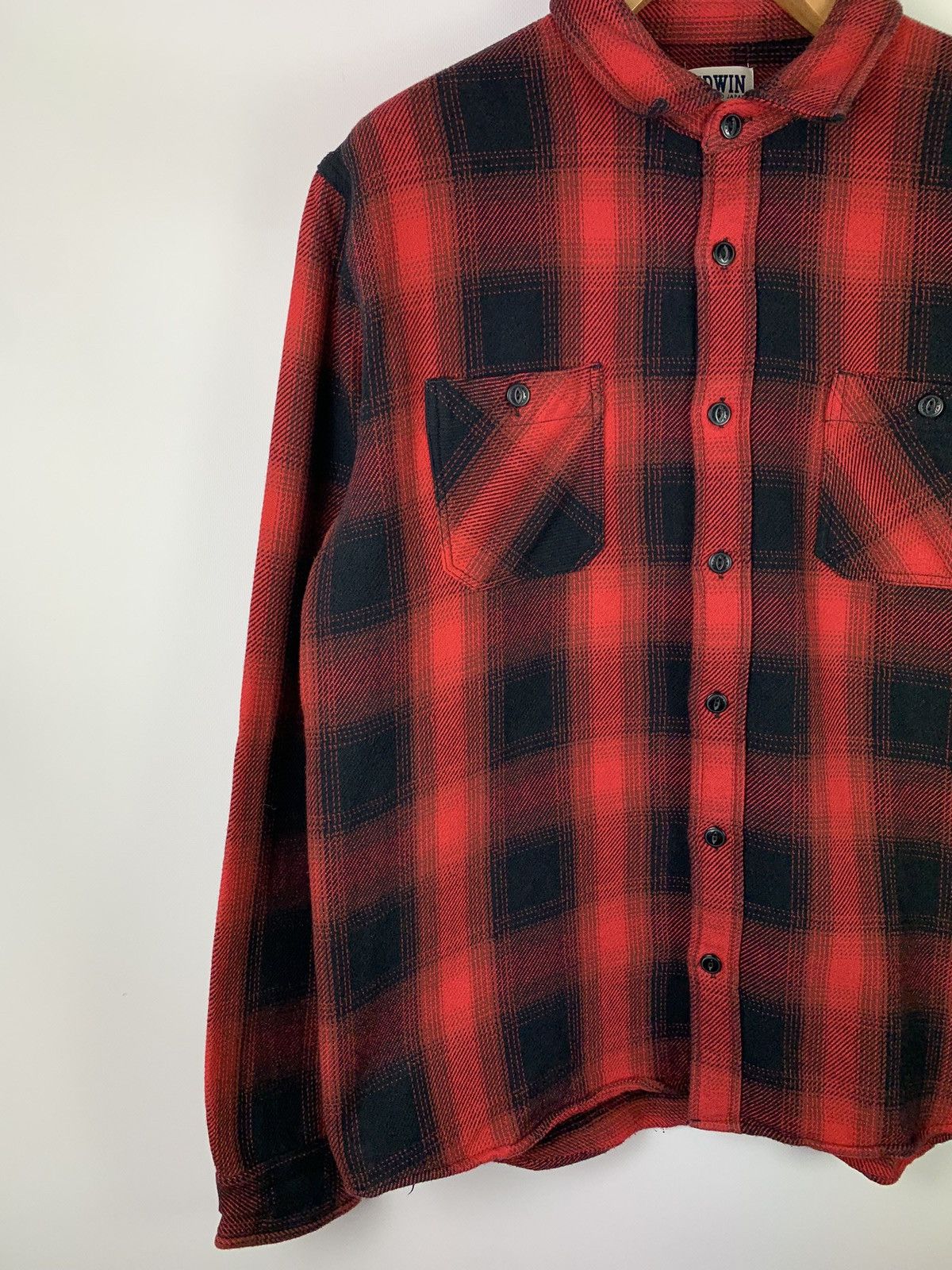 Other Edwin Japan men’s flannel check long sleeve shirt Size US L / EU 52-54 / 3 - 6 Thumbnail