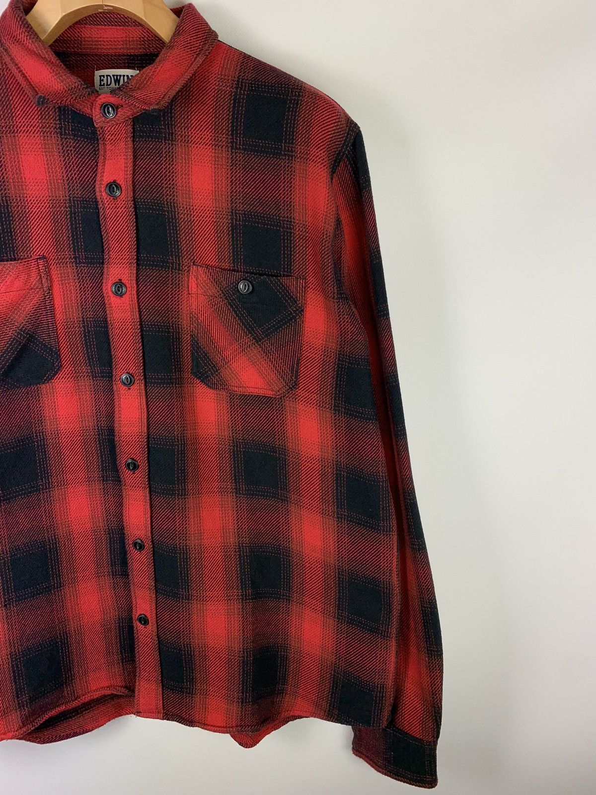 Other Edwin Japan men’s flannel check long sleeve shirt Size US L / EU 52-54 / 3 - 7 Thumbnail