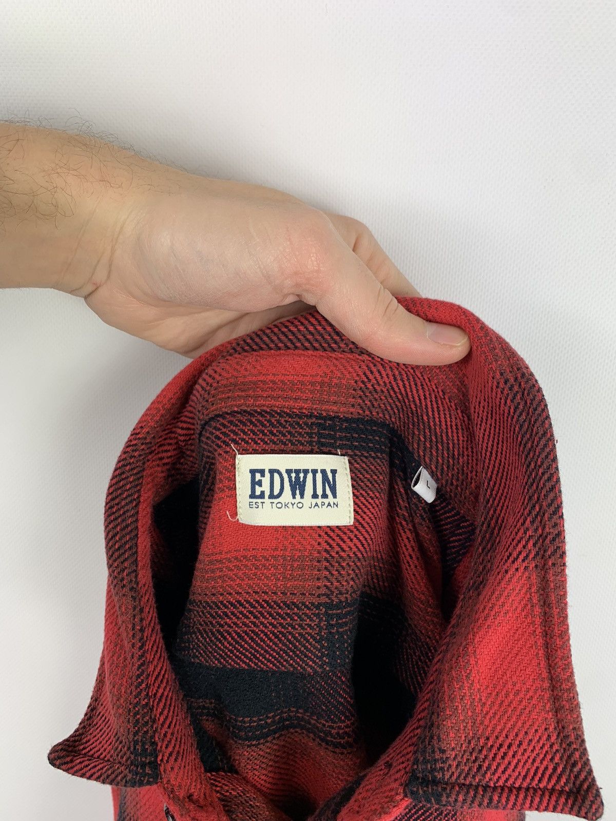 Other Edwin Japan men’s flannel check long sleeve shirt Size US L / EU 52-54 / 3 - 11 Thumbnail