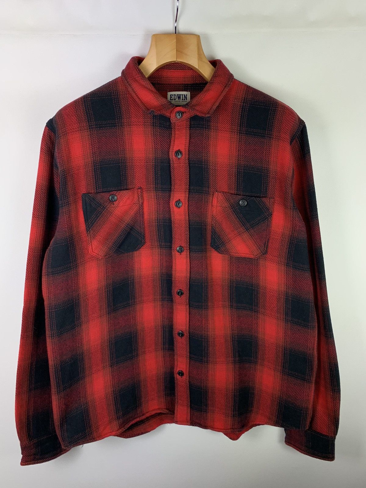 Other Edwin Japan men’s flannel check long sleeve shirt Size US L / EU 52-54 / 3 - 5 Thumbnail