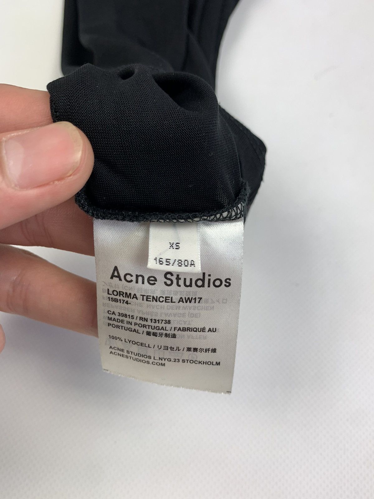 Acne Studios Acne Studios Lorma Tencel AW17 lyocell long sleeve top Size XS / US 0-2 / IT 36-38 - 7 Thumbnail