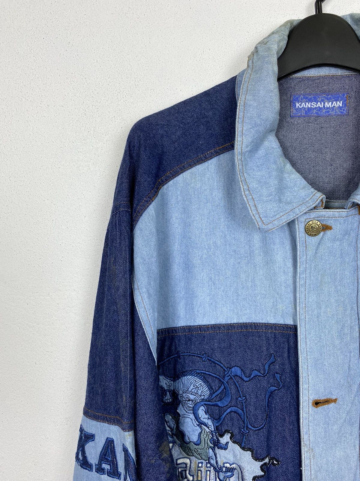 Kansai Yamamoto 🔥RARE🔥VTG 90’s KANSAI YAMAMOTO EMBROIDEREY DENIM Size US L / EU 52-54 / 3 - 11 Thumbnail