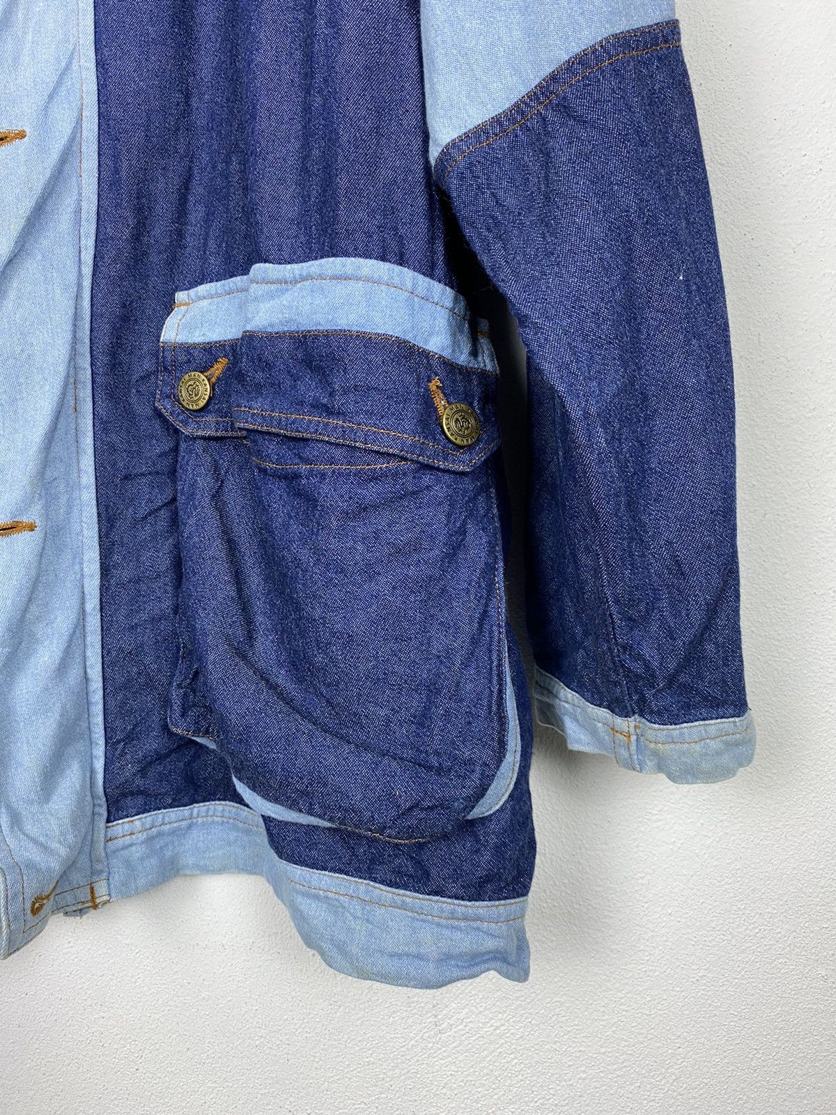 Kansai Yamamoto 🔥RARE🔥VTG 90’s KANSAI YAMAMOTO EMBROIDEREY DENIM Size US L / EU 52-54 / 3 - 12 Thumbnail