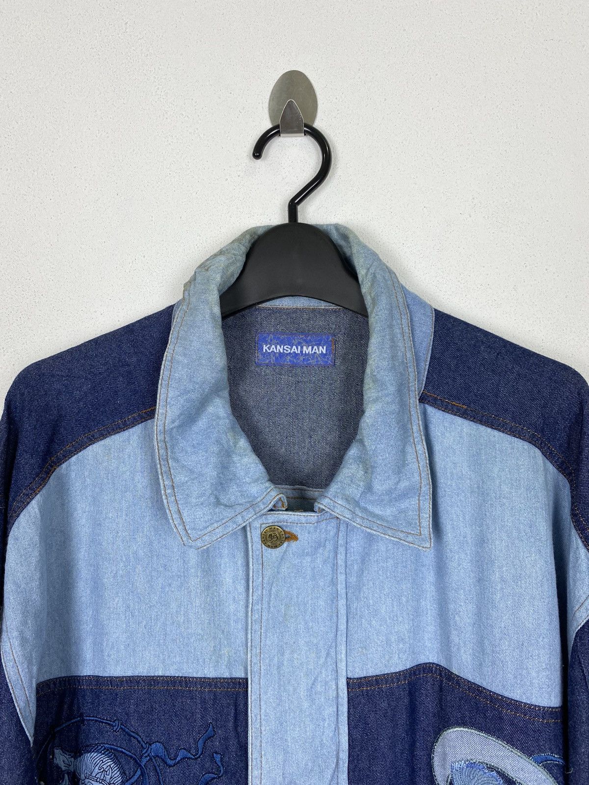 Kansai Yamamoto 🔥RARE🔥VTG 90’s KANSAI YAMAMOTO EMBROIDEREY DENIM Size US L / EU 52-54 / 3 - 8 Thumbnail