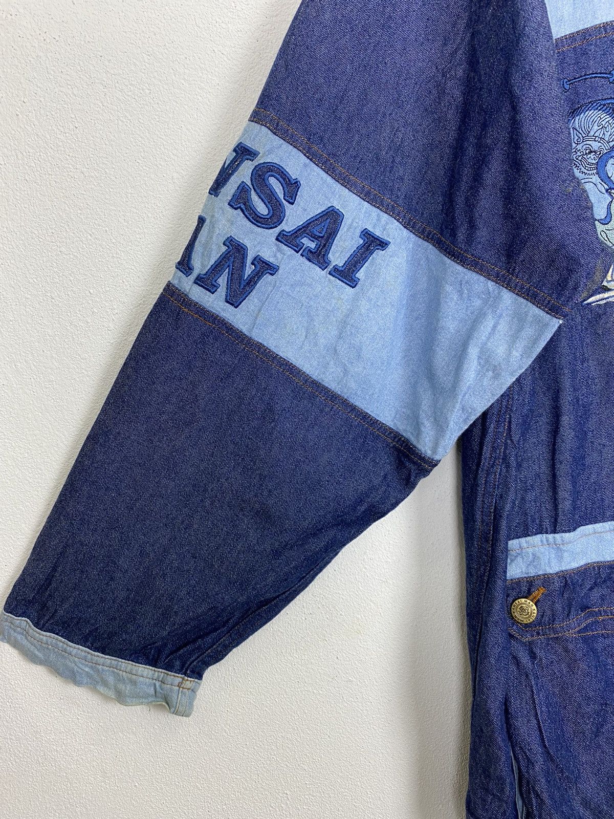 Kansai Yamamoto 🔥RARE🔥VTG 90’s KANSAI YAMAMOTO EMBROIDEREY DENIM Size US L / EU 52-54 / 3 - 15 Thumbnail