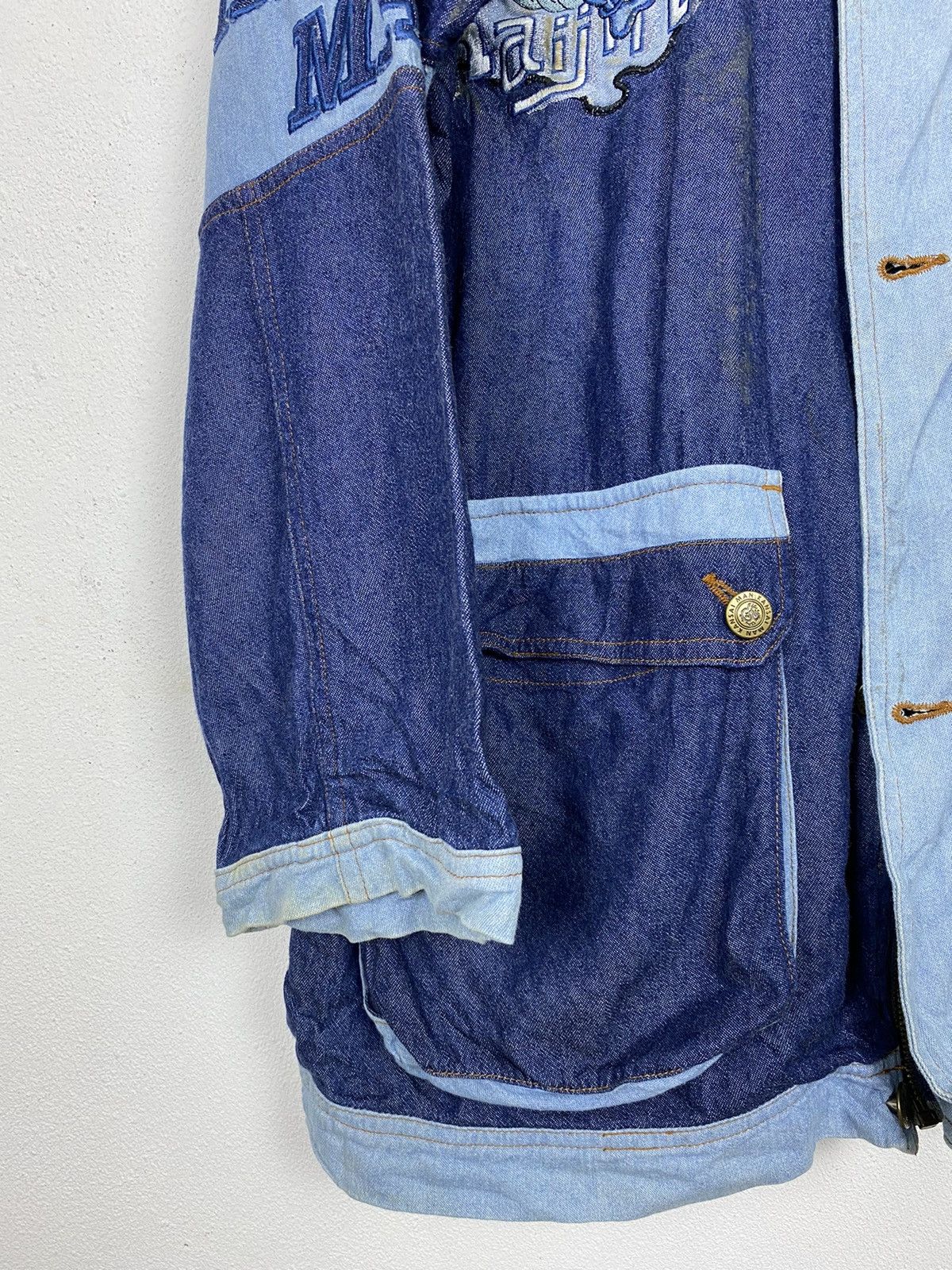 Kansai Yamamoto 🔥RARE🔥VTG 90’s KANSAI YAMAMOTO EMBROIDEREY DENIM Size US L / EU 52-54 / 3 - 13 Thumbnail