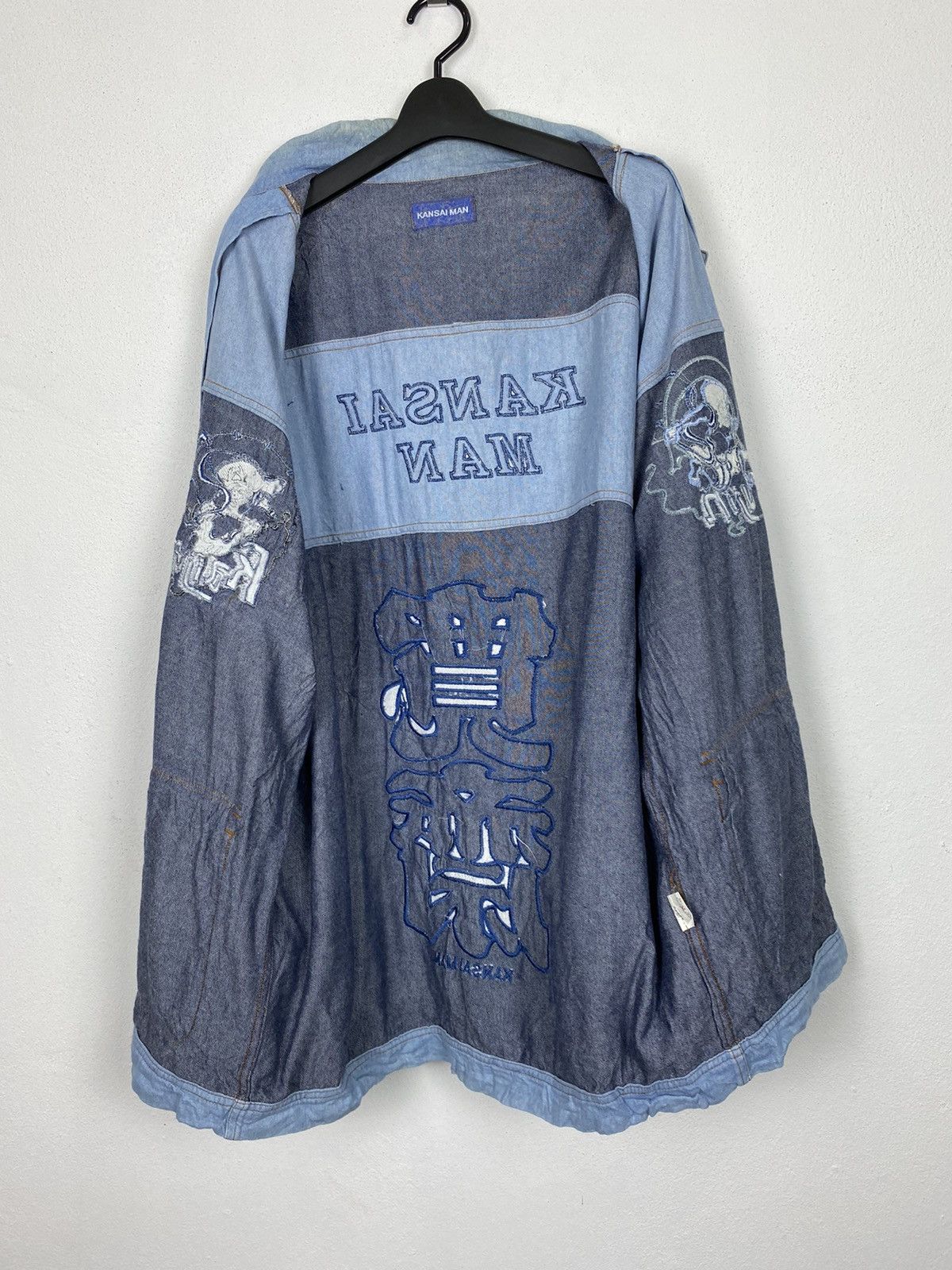 Kansai Yamamoto 🔥RARE🔥VTG 90’s KANSAI YAMAMOTO EMBROIDEREY DENIM Size US L / EU 52-54 / 3 - 7 Thumbnail