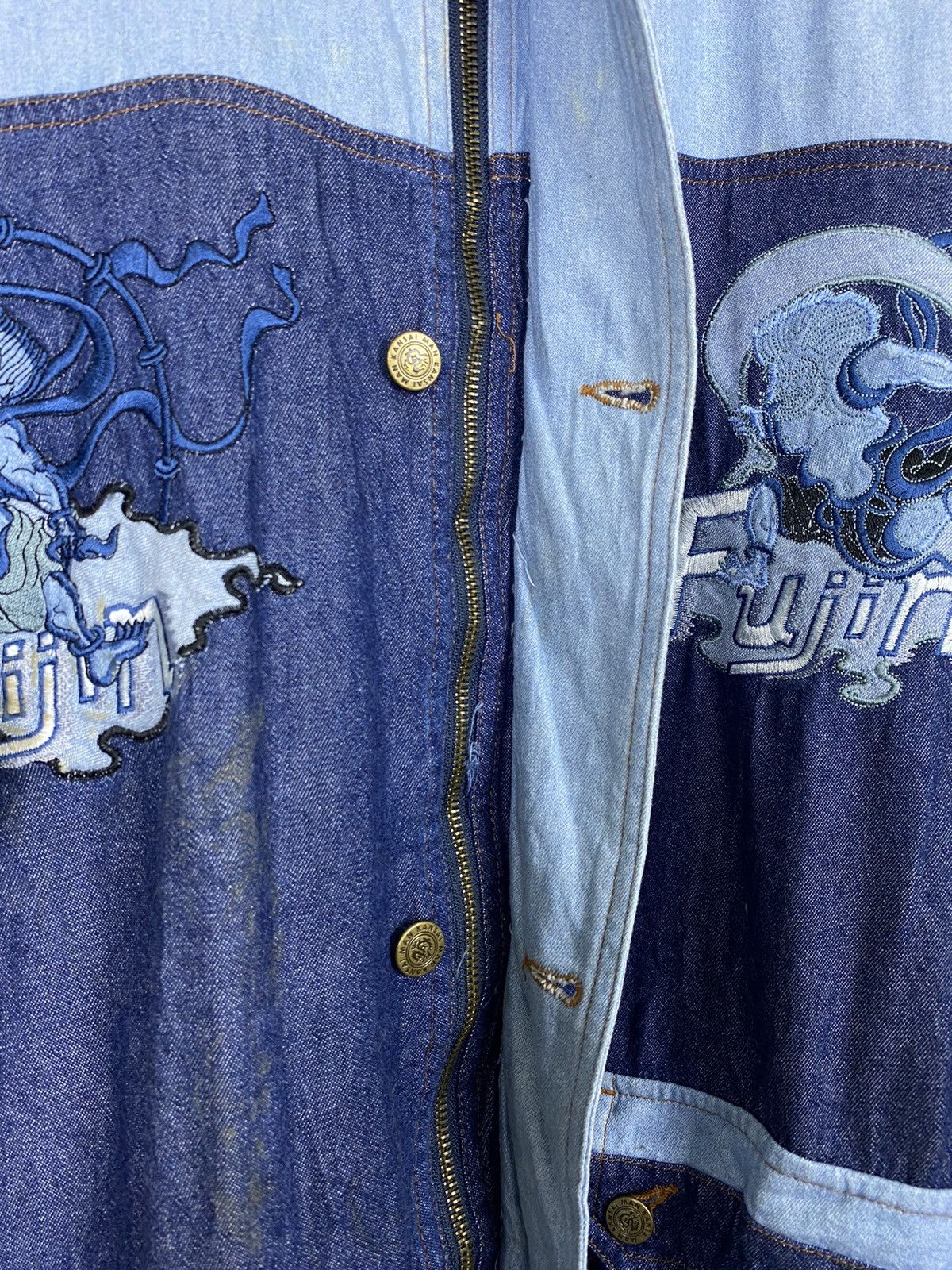 Kansai Yamamoto 🔥RARE🔥VTG 90’s KANSAI YAMAMOTO EMBROIDEREY DENIM Size US L / EU 52-54 / 3 - 16 Thumbnail