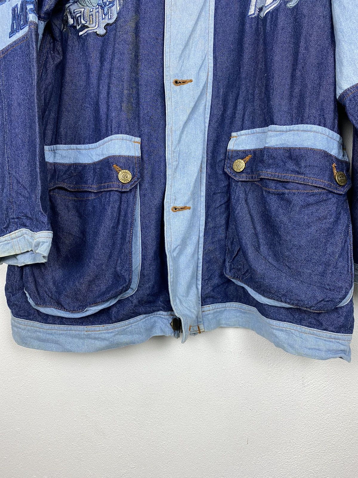 Kansai Yamamoto 🔥RARE🔥VTG 90’s KANSAI YAMAMOTO EMBROIDEREY DENIM Size US L / EU 52-54 / 3 - 9 Thumbnail