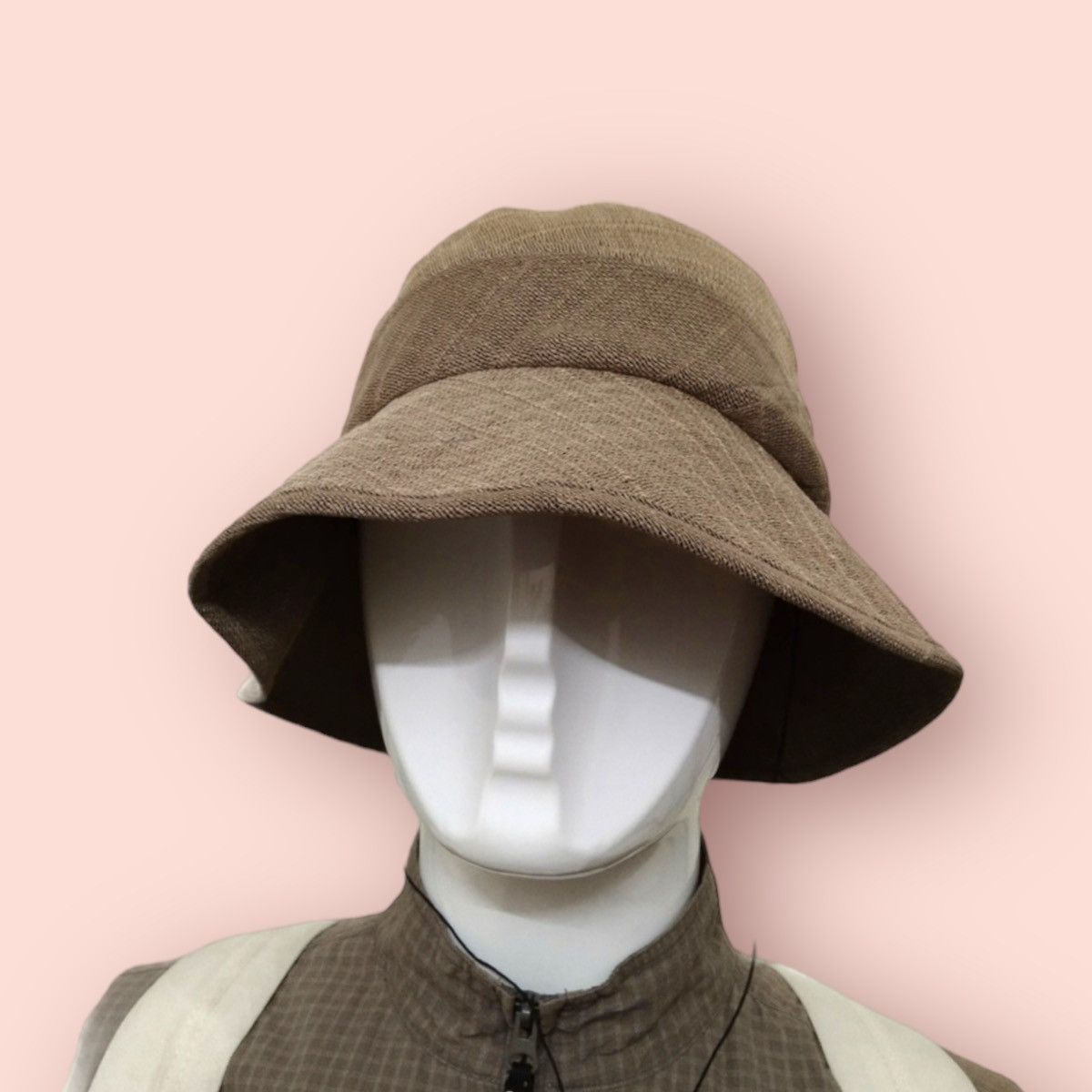 Designer × Japanese Brand VINTAGE LINEN HAT RARE JAPANESE DESIGNER Size ONE SIZE - 2 Thumbnail