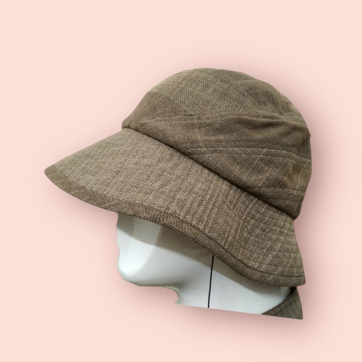 Designer × Japanese Brand VINTAGE LINEN HAT RARE JAPANESE DESIGNER Size ONE SIZE - 5 Thumbnail