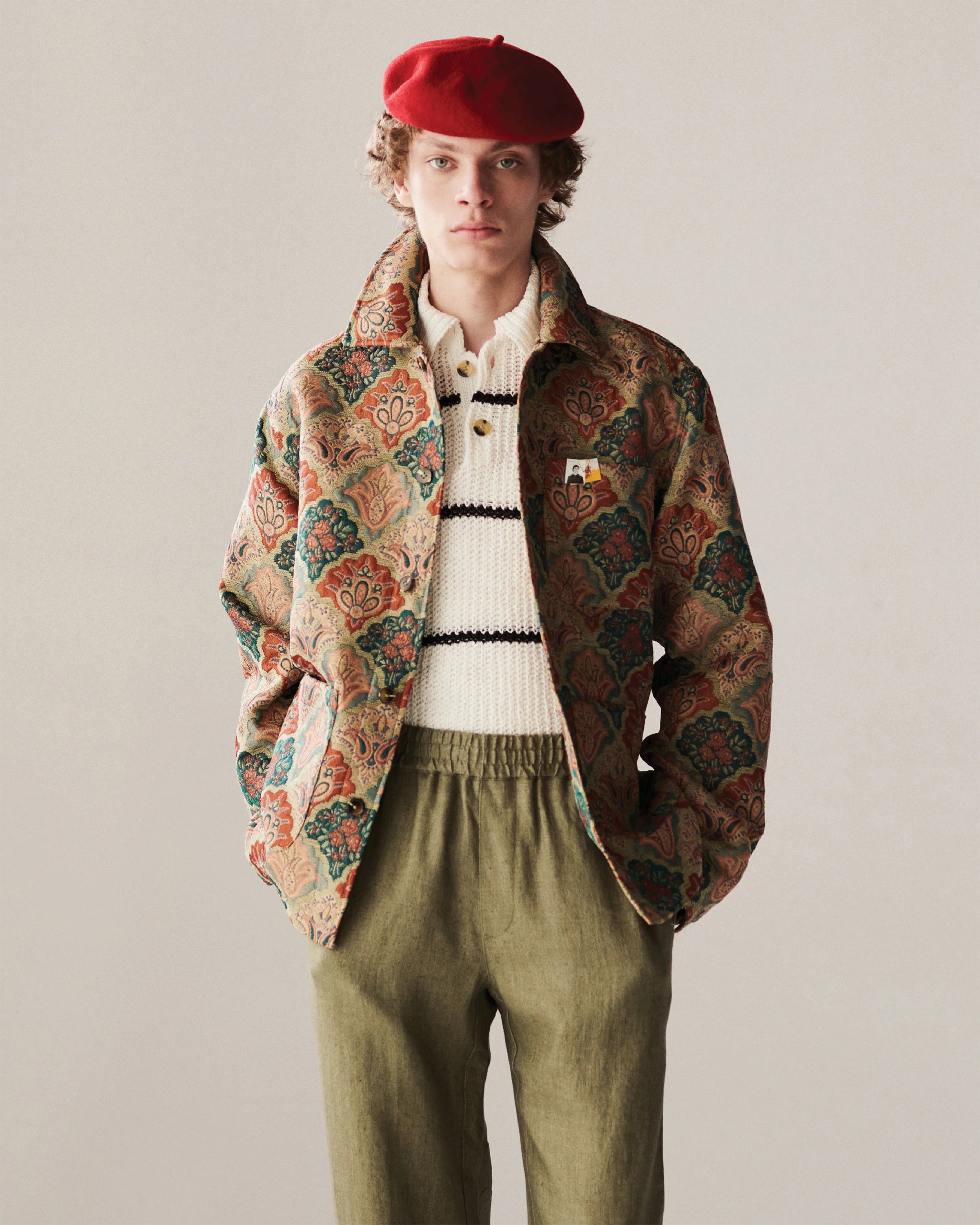 Aime Leon Dore Quilt Print Chore Jacket