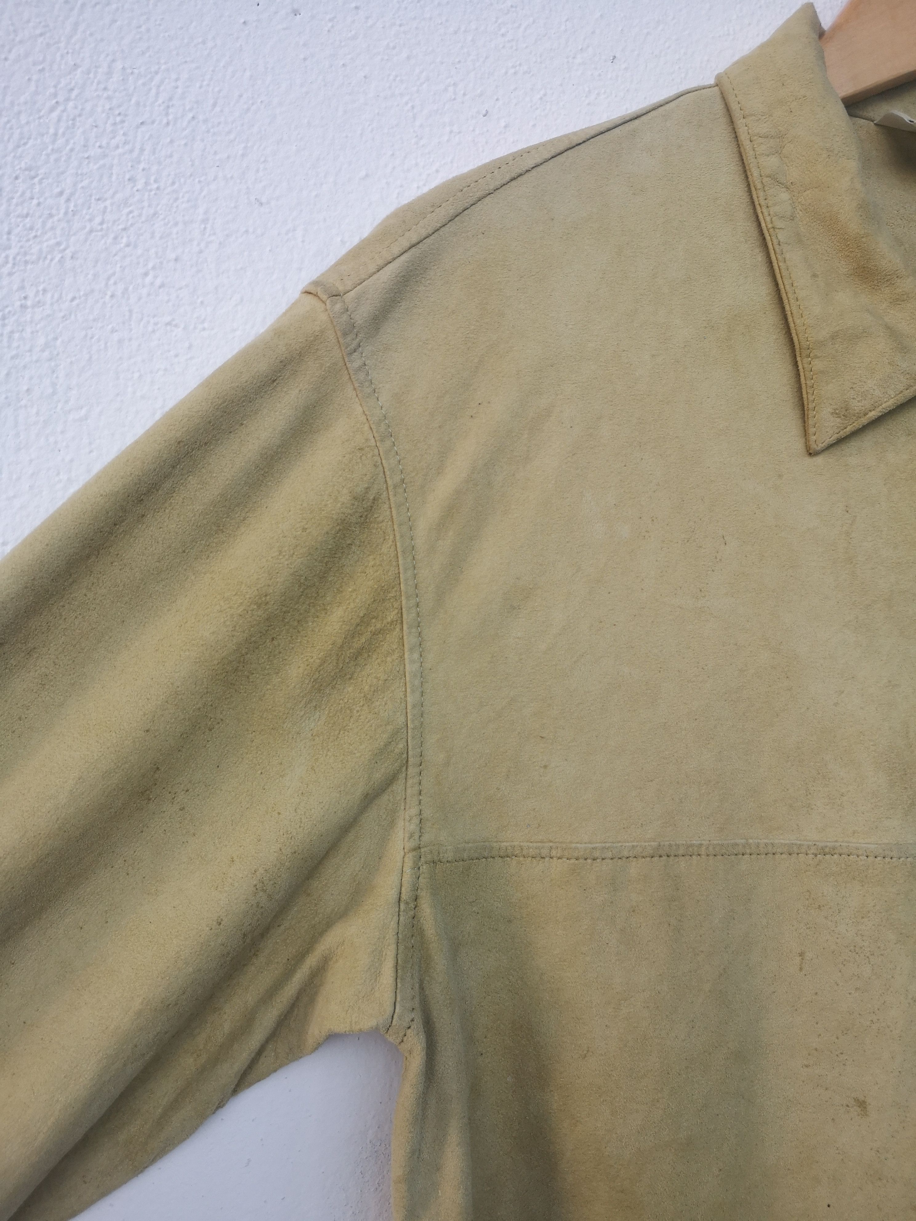 Hai Sporting Gear × Issey Miyake × Leather 🔥HAI SPORTING GEAR LAMB LEATHER JACKET Size US L / EU 52-54 / 3 - 5 Thumbnail