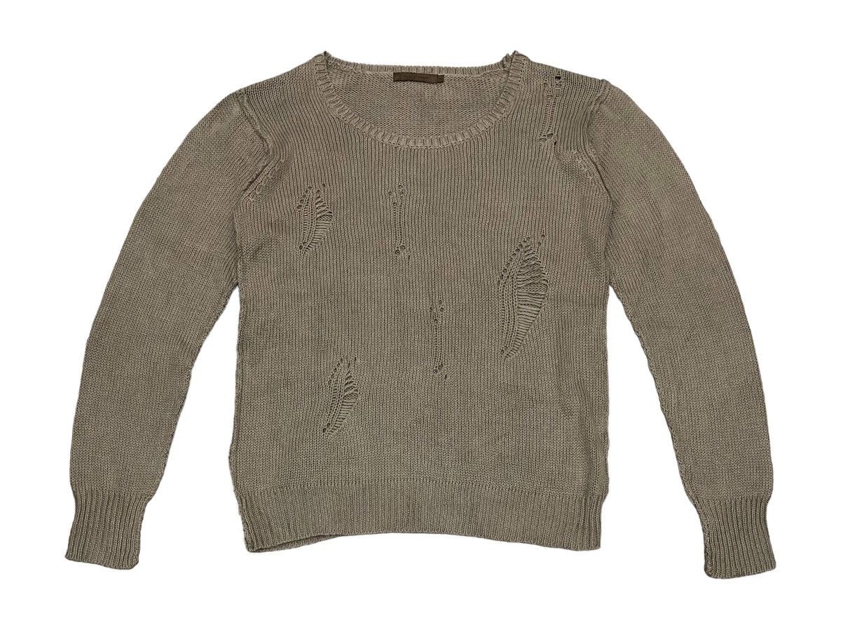 Japanese Brand Distressed Style Dack Dive Knit Sweater Size US M / EU 48-50 / 2 - 1 Thumbnail