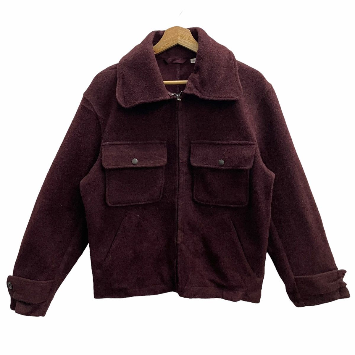 Undercover × Uniqlo 💥Uniqlo X Undercover Double Pocket Fullzip Wool Jacket Size US S / EU 44-46 / 1 - 1 Thumbnail