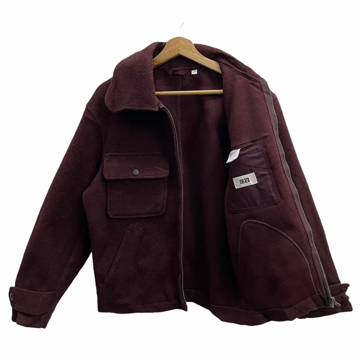 Undercover × Uniqlo 💥Uniqlo X Undercover Double Pocket Fullzip Wool Jacket Size US S / EU 44-46 / 1 - 4 Thumbnail