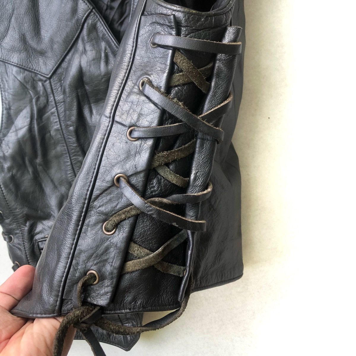 Vanson Leathers × Vintage American Nostalgia Black Leather Jacket Size US M / EU 48-50 / 2 - 5 Thumbnail
