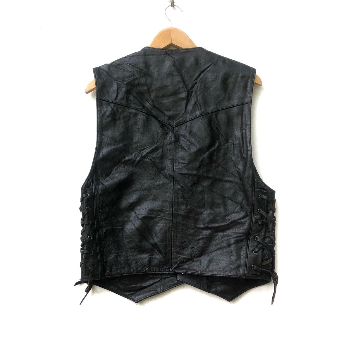 Vanson Leathers × Vintage American Nostalgia Black Leather Jacket Size US M / EU 48-50 / 2 - 6 Thumbnail
