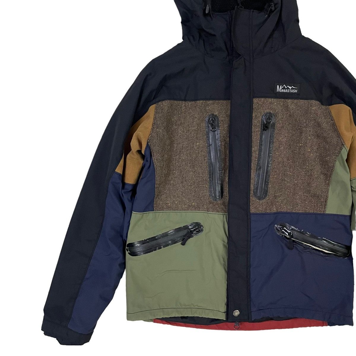 Japanese Brand × Manastash 💥 MANASTASH OUTDOOR HOODIE ZIPPER MULTICOLOUR JACKET Size US S / EU 44-46 / 1 - 3 Thumbnail