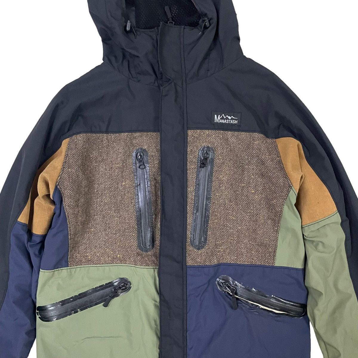 Japanese Brand × Manastash 💥 MANASTASH OUTDOOR HOODIE ZIPPER MULTICOLOUR JACKET Size US S / EU 44-46 / 1 - 4 Thumbnail