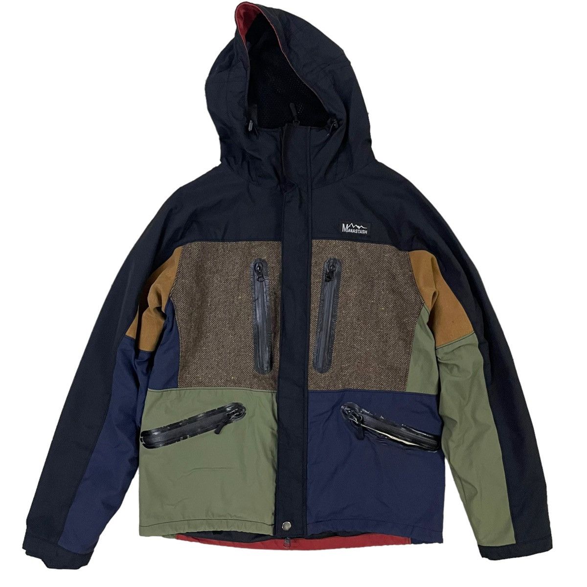 Japanese Brand × Manastash 💥 MANASTASH OUTDOOR HOODIE ZIPPER MULTICOLOUR JACKET Size US S / EU 44-46 / 1 - 1 Thumbnail