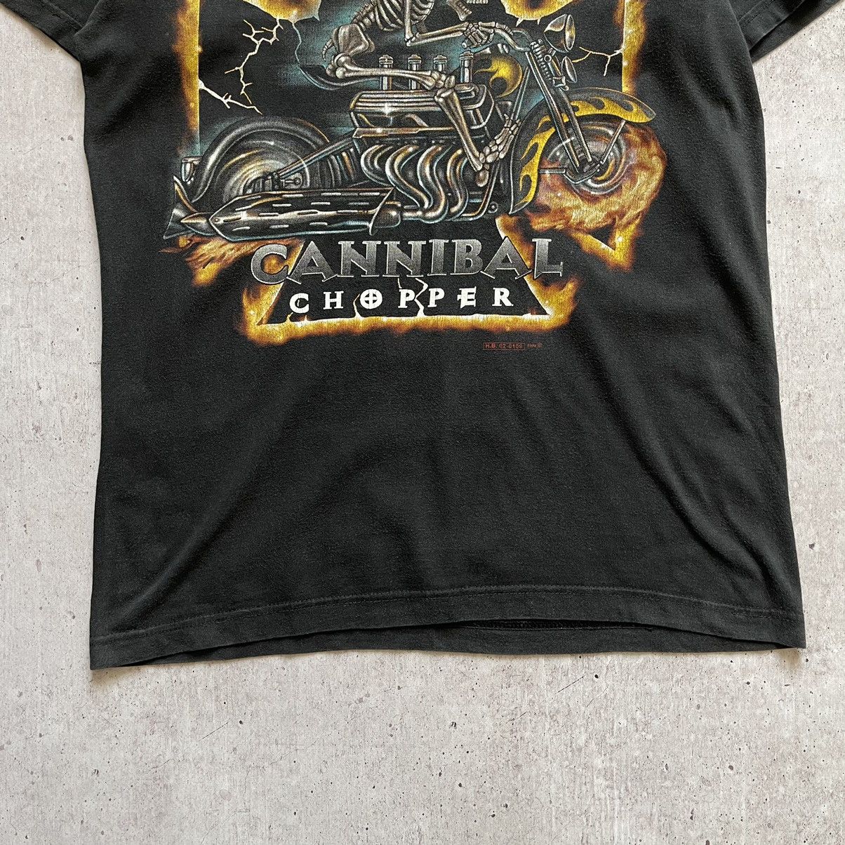 Vintage Cannibal chopper vintage tee movie skulls skeleton logo bike Size US M / EU 48-50 / 2 - 4 Thumbnail