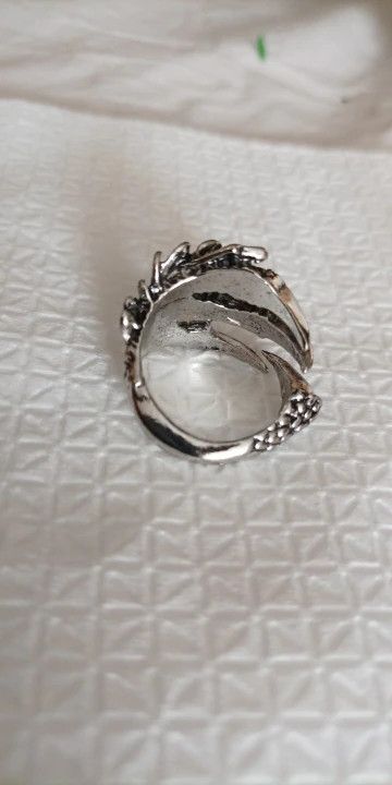 Handmade Dragon Claw Skull Ring Size ONE SIZE - 4 Thumbnail