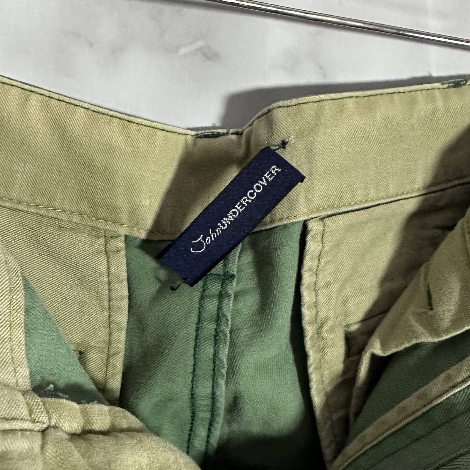 Undercover S/S14 Green Cargo Pants Size US 33 - 8 Thumbnail