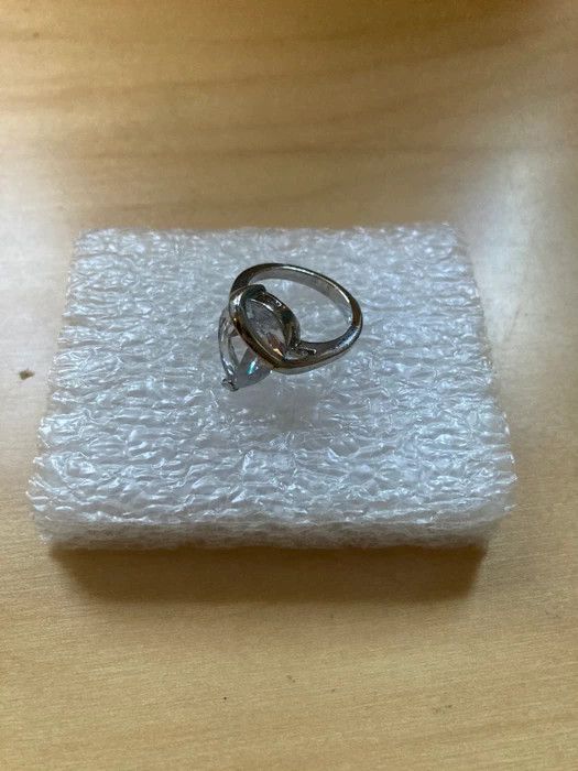 Jewelry Clear CZ Tibetan Silver Ring - Size 8 Size ONE SIZE - 2 Thumbnail