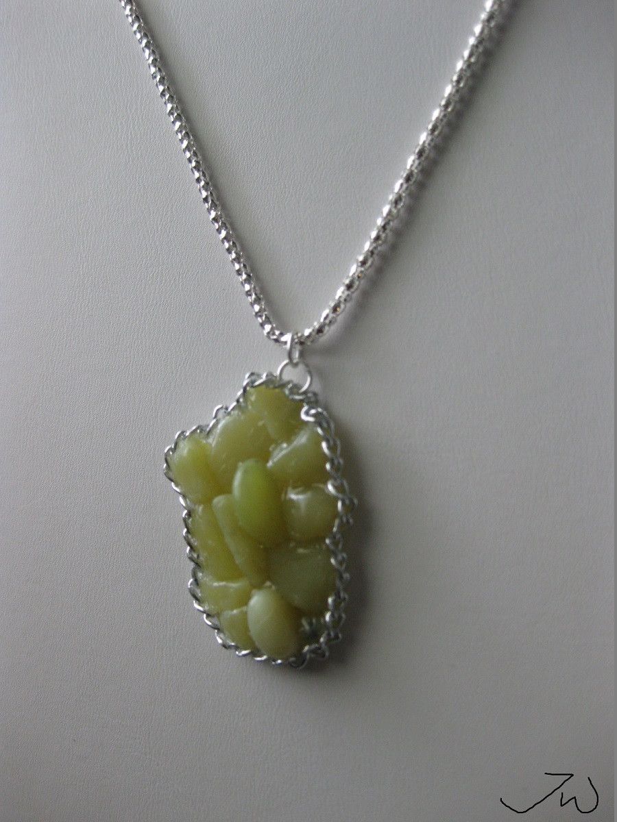 Handmade × Jewelry Lemon Jade Chips Necklace Size ONE SIZE - 2 Thumbnail