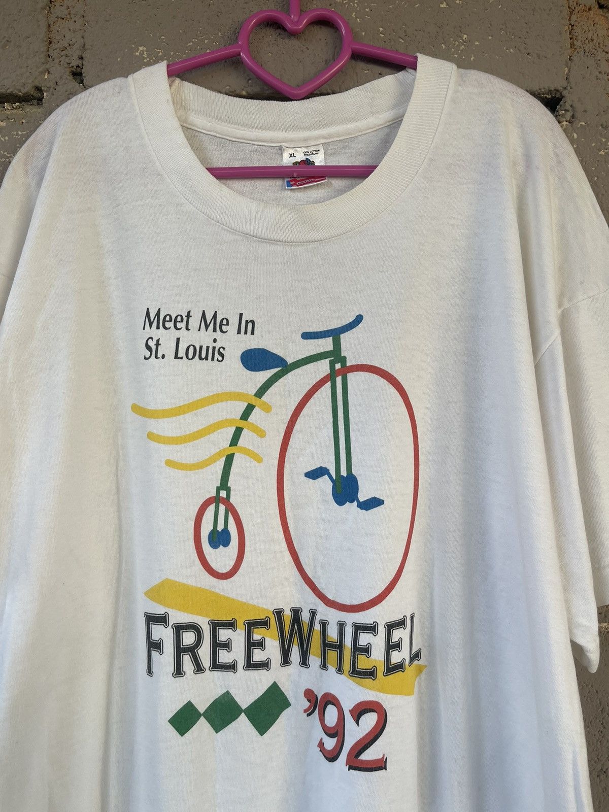 Vintage Rare Vintage FREE WHEEL 1992 Tulsa Bicycle Club Made in USA Size US XL / EU 56 / 4 - 2 Thumbnail