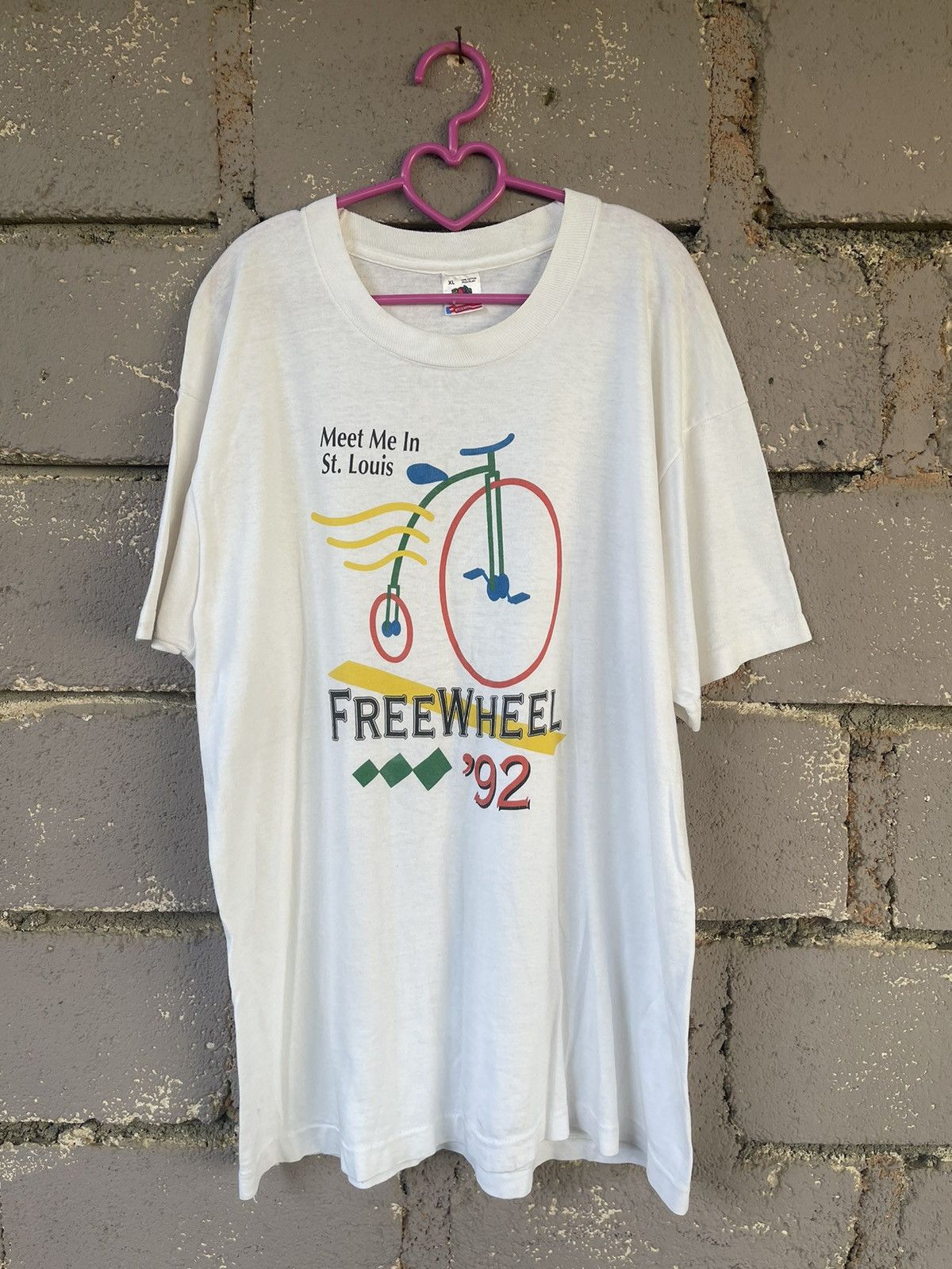 Vintage Rare Vintage FREE WHEEL 1992 Tulsa Bicycle Club Made in USA Size US XL / EU 56 / 4 - 1 Thumbnail