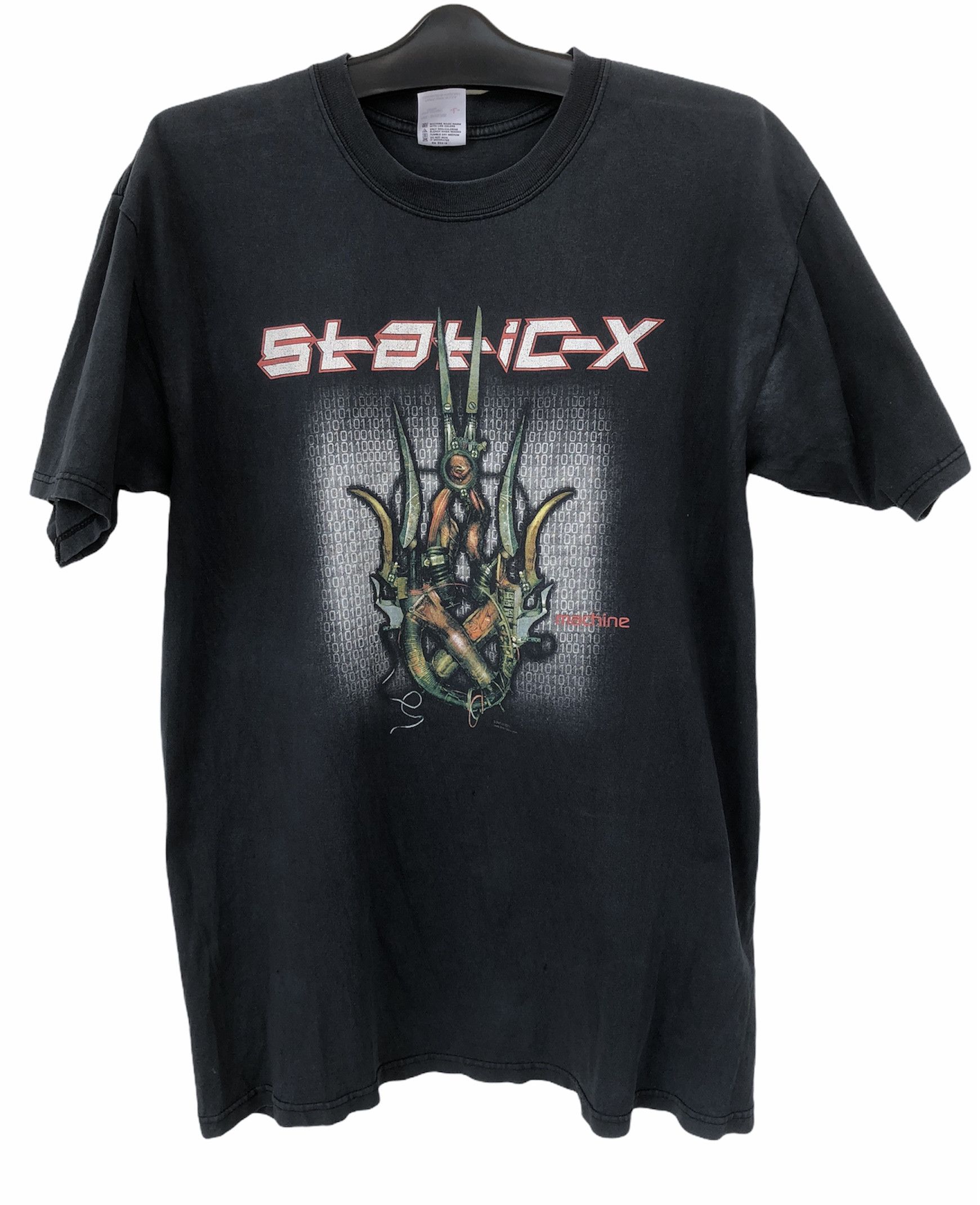 Vintage Distressed/Very Worn Static-X Band Tshirt