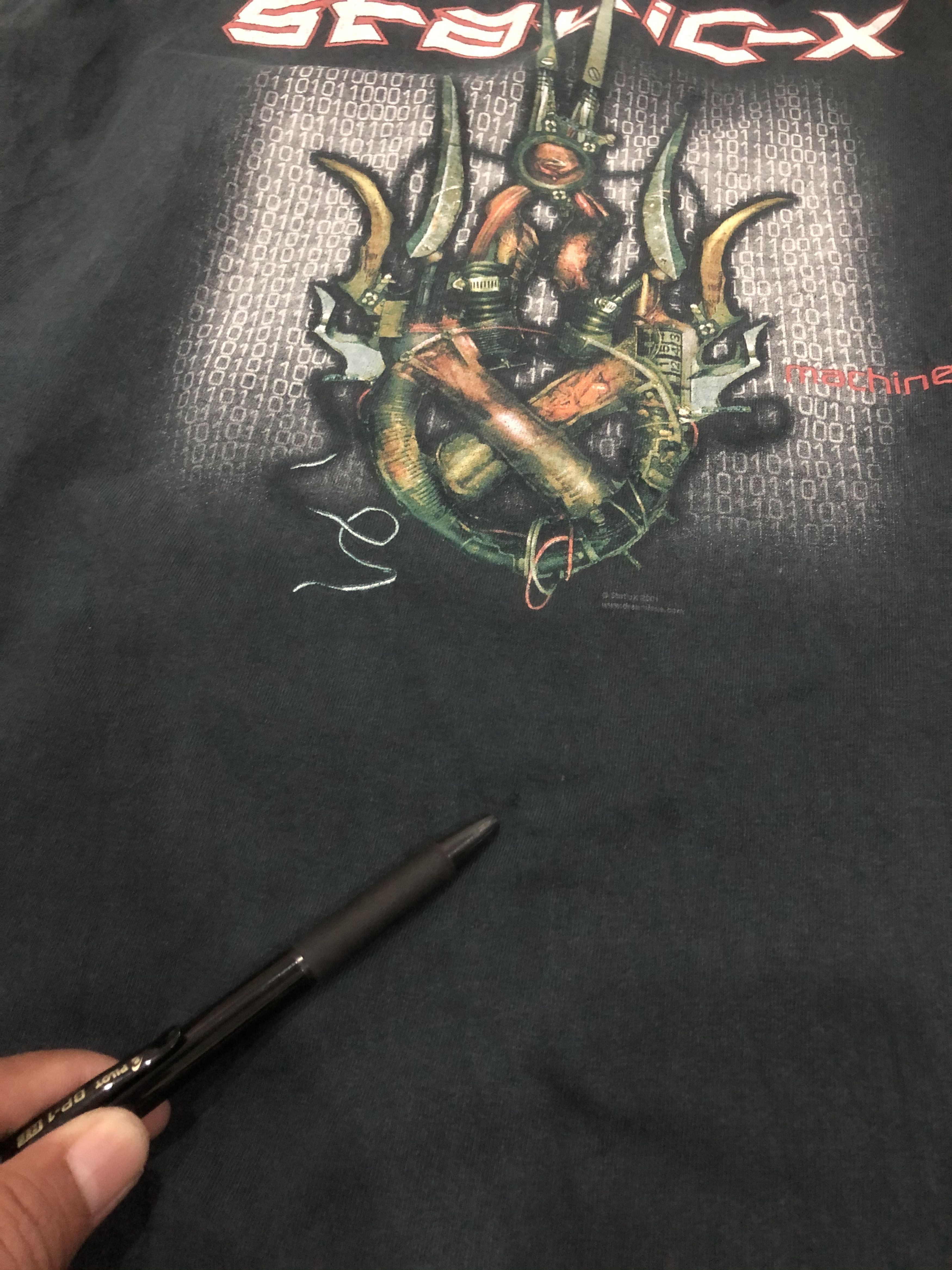 Band Tees Vintage Distressed/Very Worn Static-X Band Tshirt Size US L / EU 52-54 / 3 - 9 Thumbnail