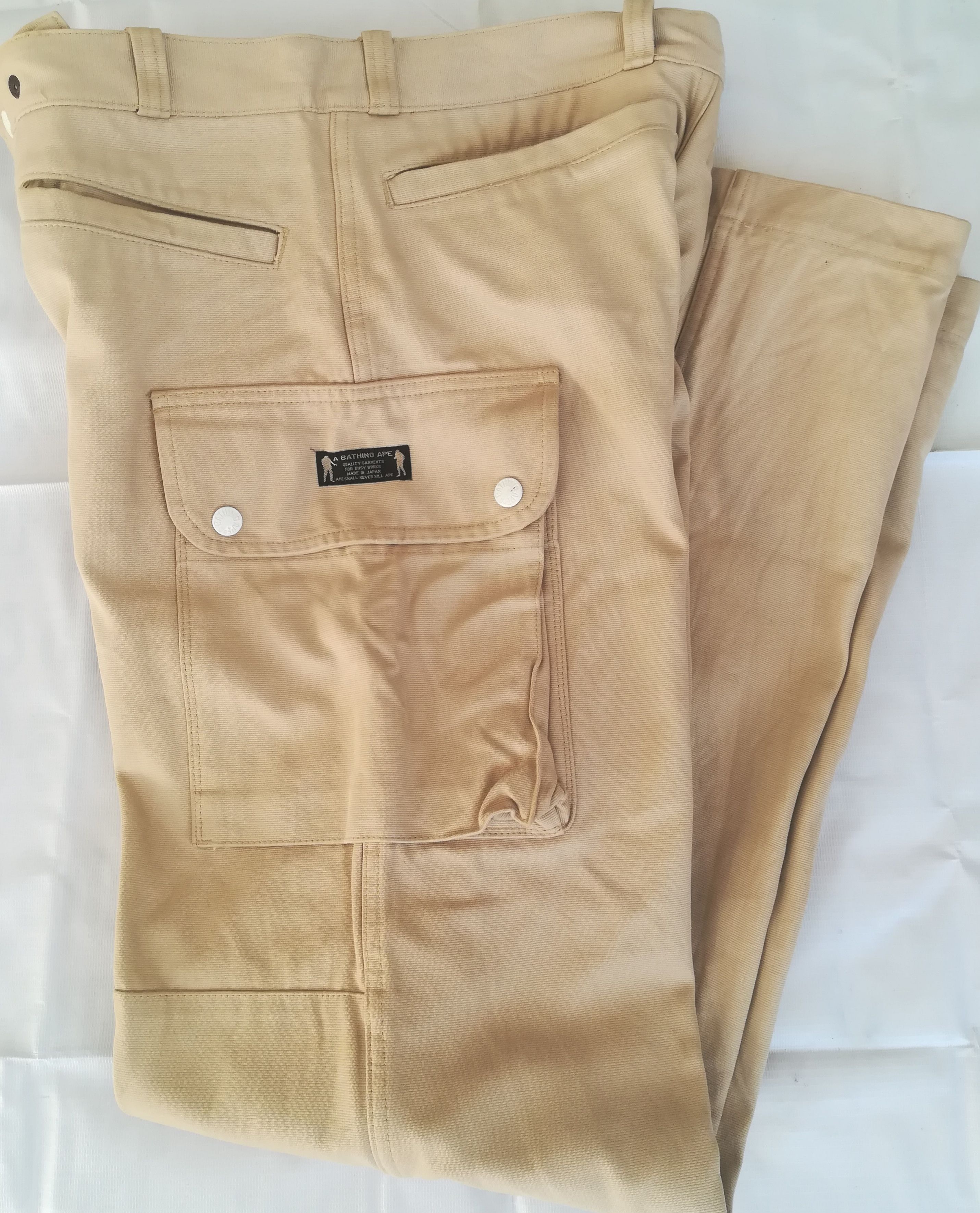 Bape Vintage Rare A Bathing Ape Cargo Pants Size US 33 - 5 Thumbnail