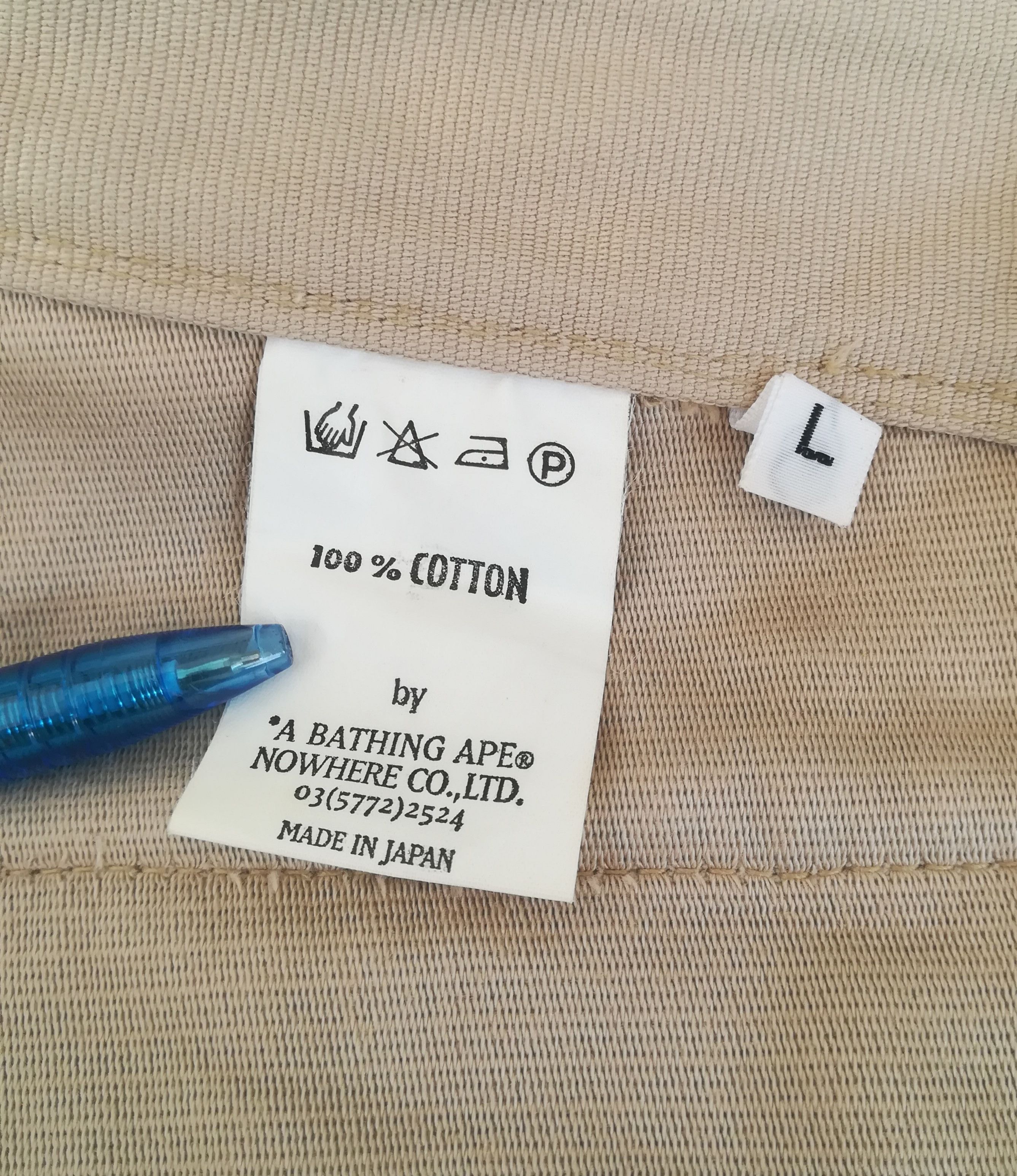 Bape Vintage Rare A Bathing Ape Cargo Pants Size US 33 - 11 Thumbnail