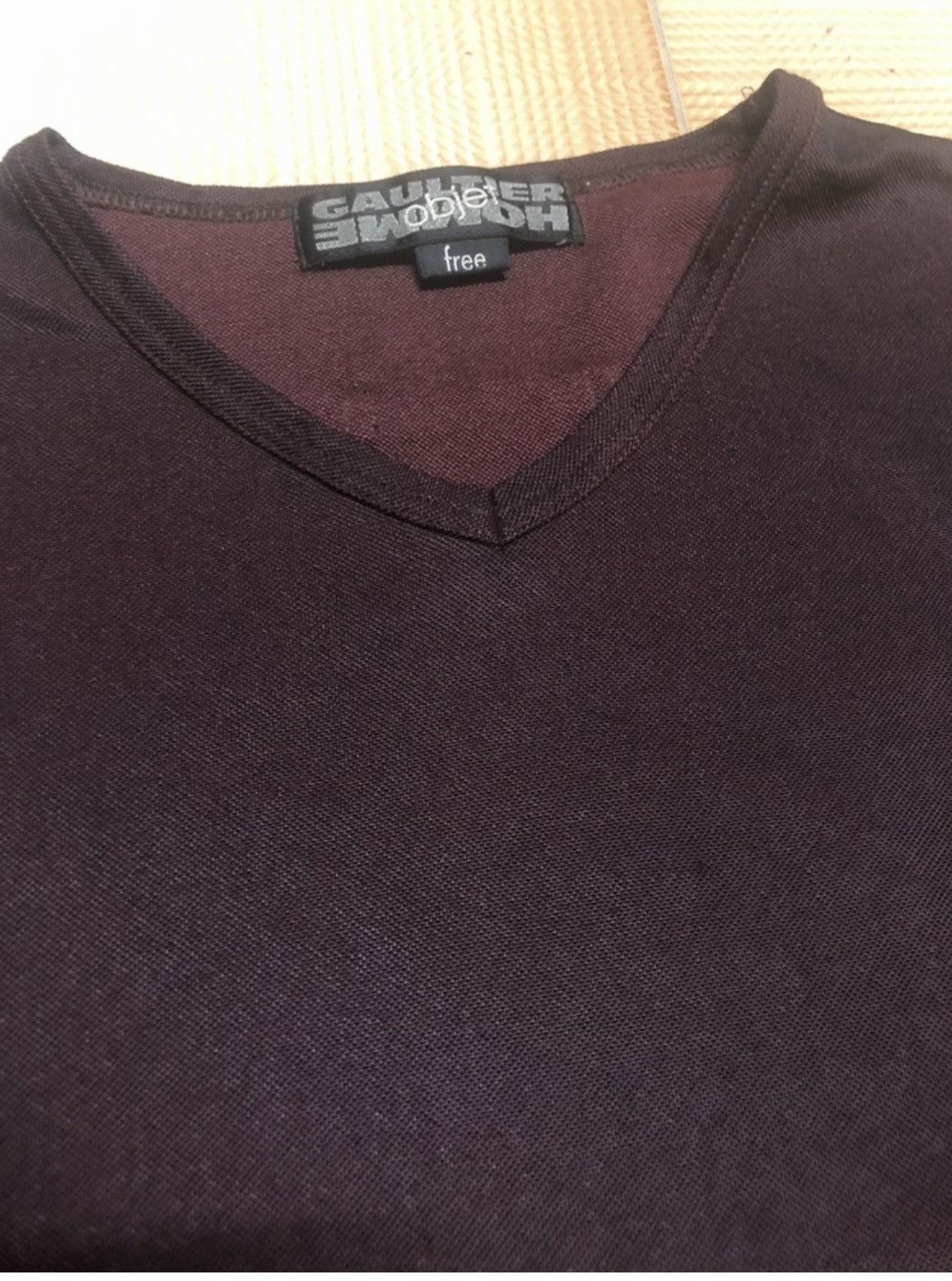 Gaultier Homme Objet × Jean Paul Gaultier × Vintage 🔥Vintage JPGaultier Plain Tee Collection Size US M / EU 48-50 / 2 - 2 Thumbnail
