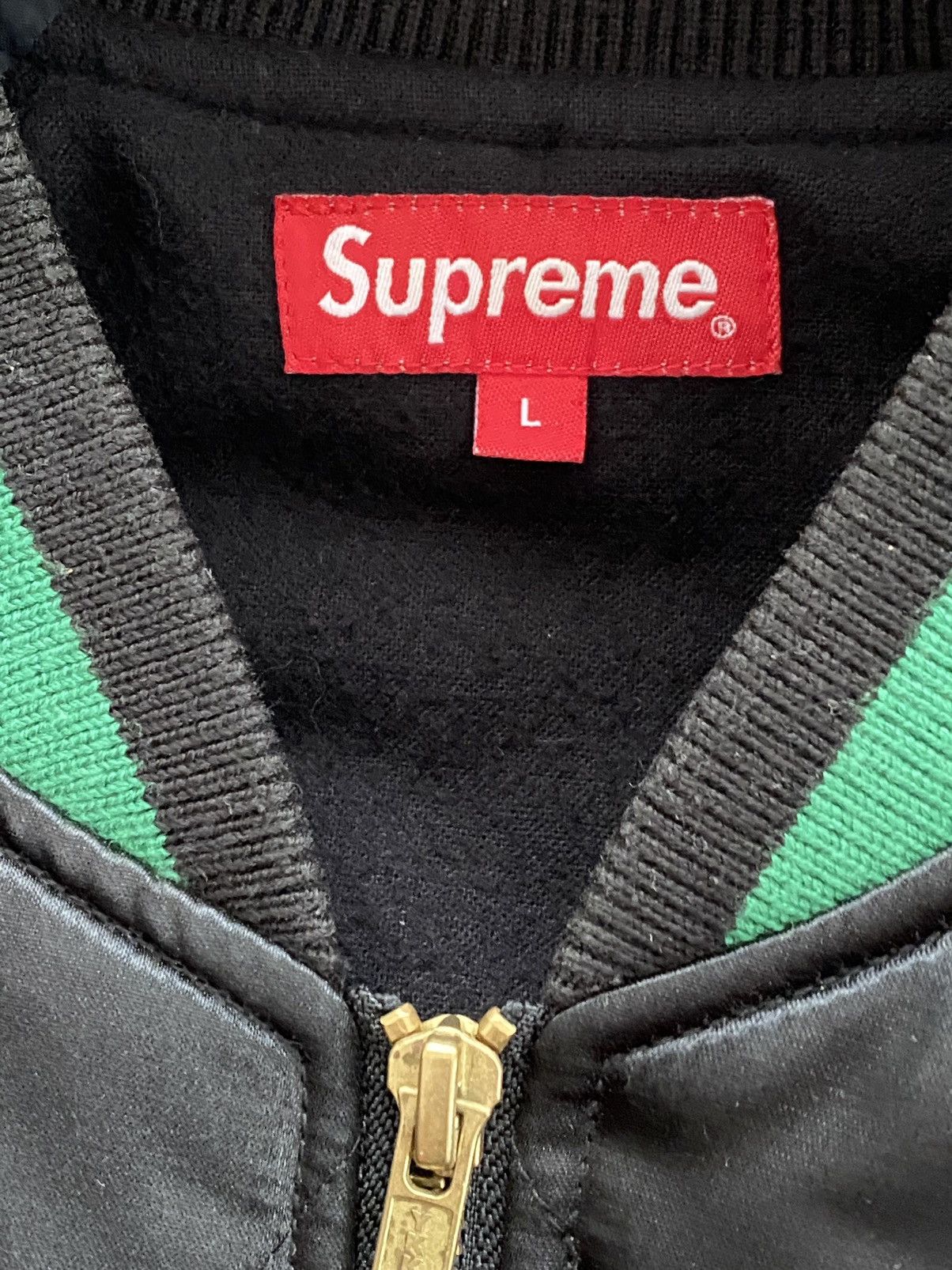 Supreme SUPREME ROSES QUILTED SATIN BOMBER AW13 Size US L / EU 52-54 / 3 - 3 Thumbnail