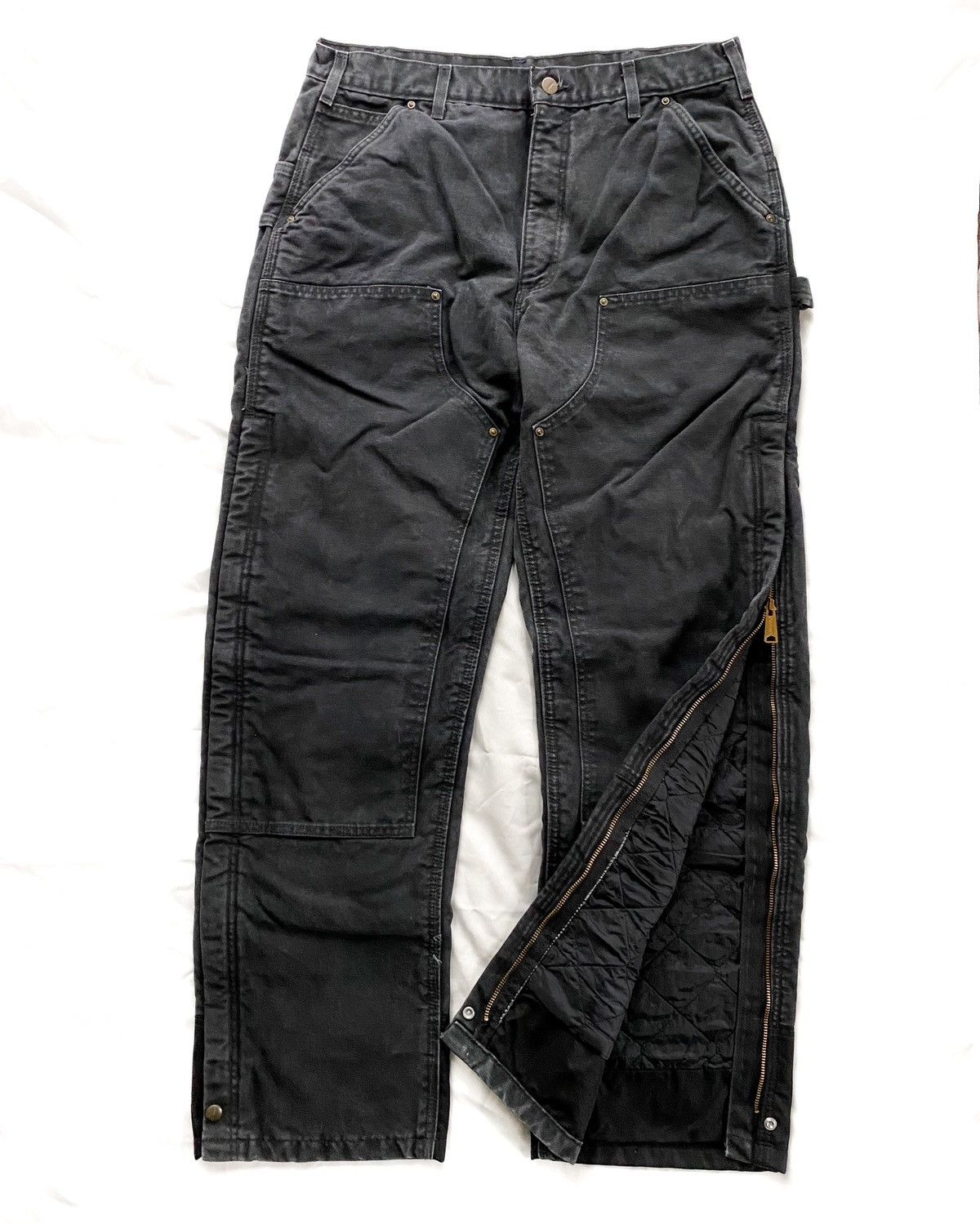 Carhartt CARHARTT VINTAGE ARCTIC QUILT LINED CARPENTER PANTS Size US 36 / EU 52 - 2 Thumbnail