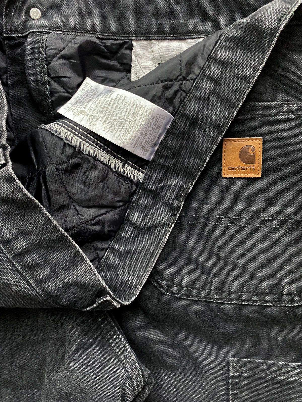 Carhartt CARHARTT VINTAGE ARCTIC QUILT LINED CARPENTER PANTS Size US 36 / EU 52 - 6 Thumbnail