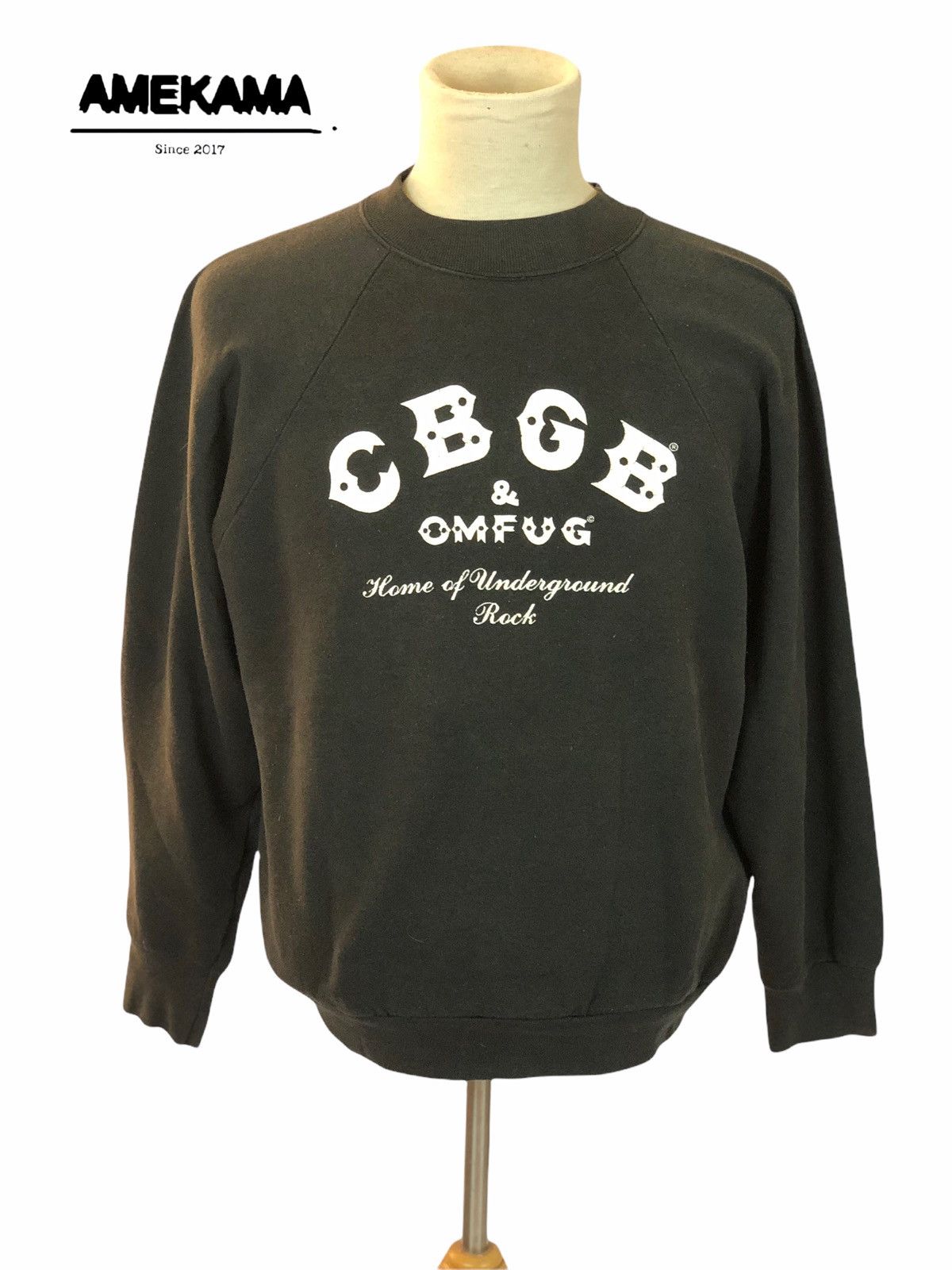 Fruit Of The Loom Early 80's Original Vintage CBGB Sweatshirt Size US XL / EU 56 / 4 - 1 Thumbnail
