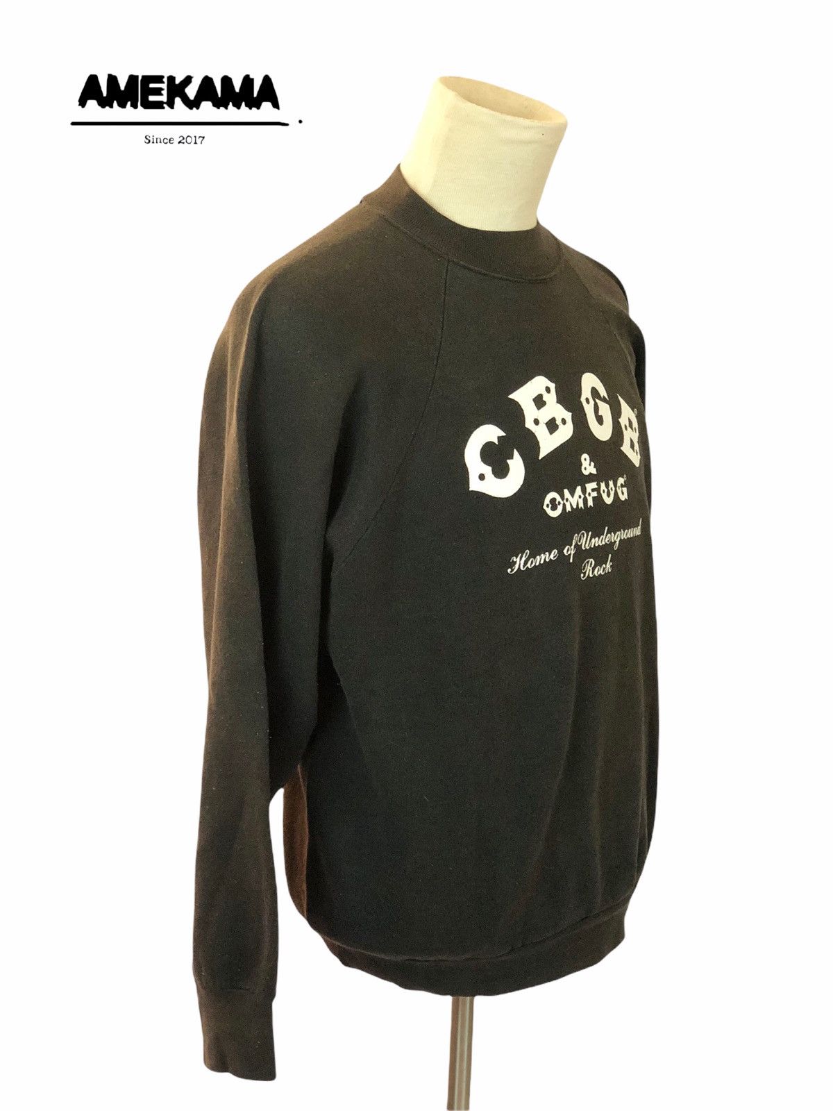 Fruit Of The Loom Early 80's Original Vintage CBGB Sweatshirt Size US XL / EU 56 / 4 - 2 Thumbnail