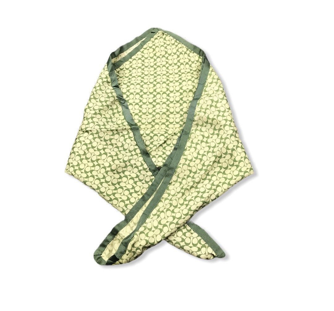 Coach Vintage Coach Silk Scarf Monogram All Over Logo Square Size ONE SIZE - 1 Thumbnail