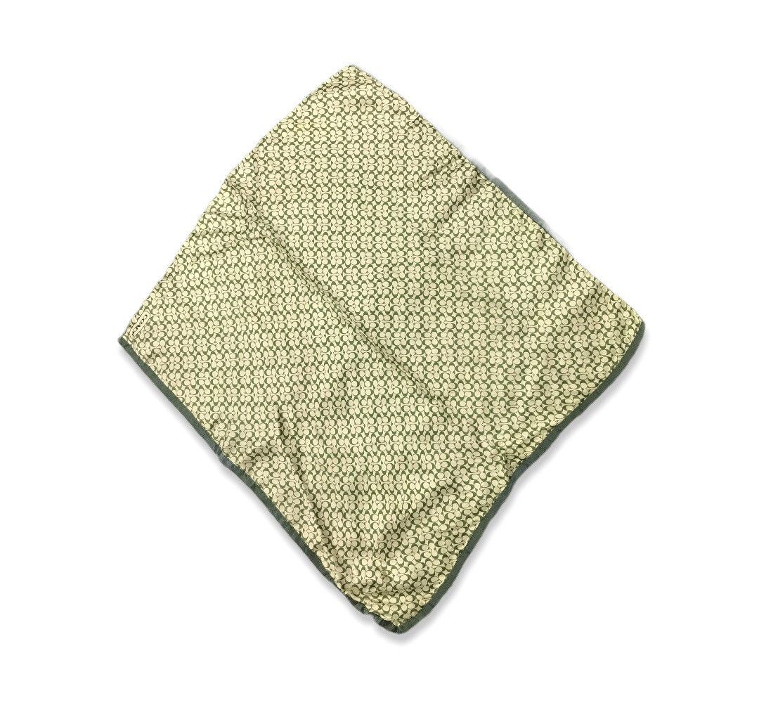 Coach Vintage Coach Silk Scarf Monogram All Over Logo Square Size ONE SIZE - 2 Thumbnail
