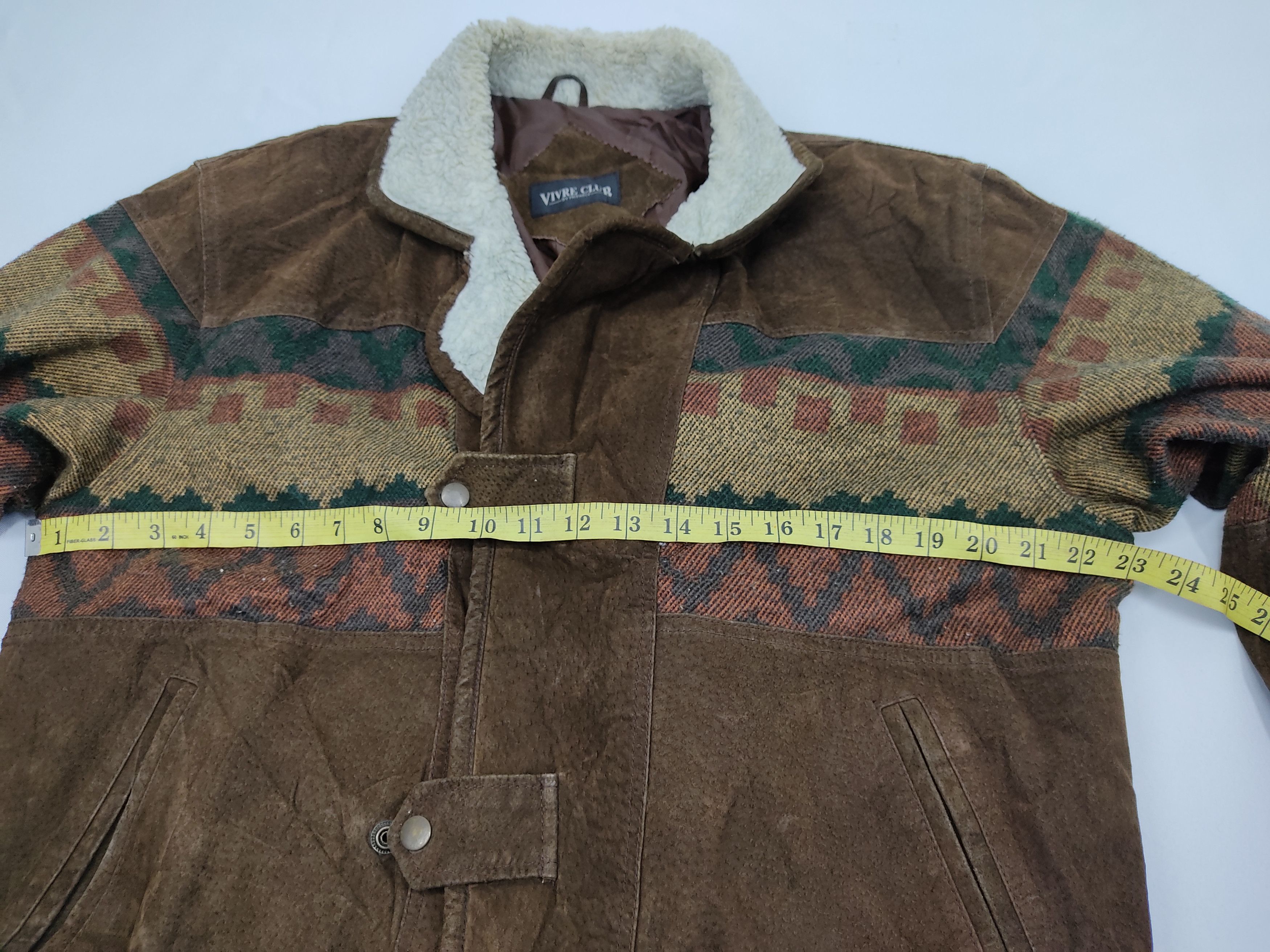 Leather Vintage Vivre Club Friendly Leather Patchwork Ethic Jacket Size US M / EU 48-50 / 2 - 7 Thumbnail