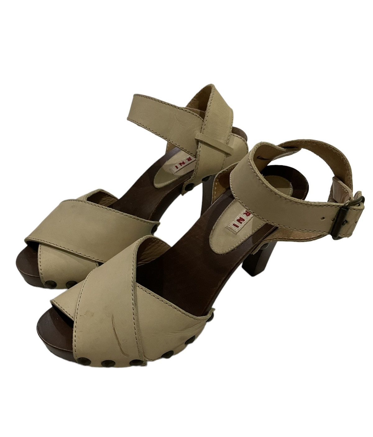 Marni MARNI WOOD HEELS Size US 7 / IT 37 - 1 Thumbnail
