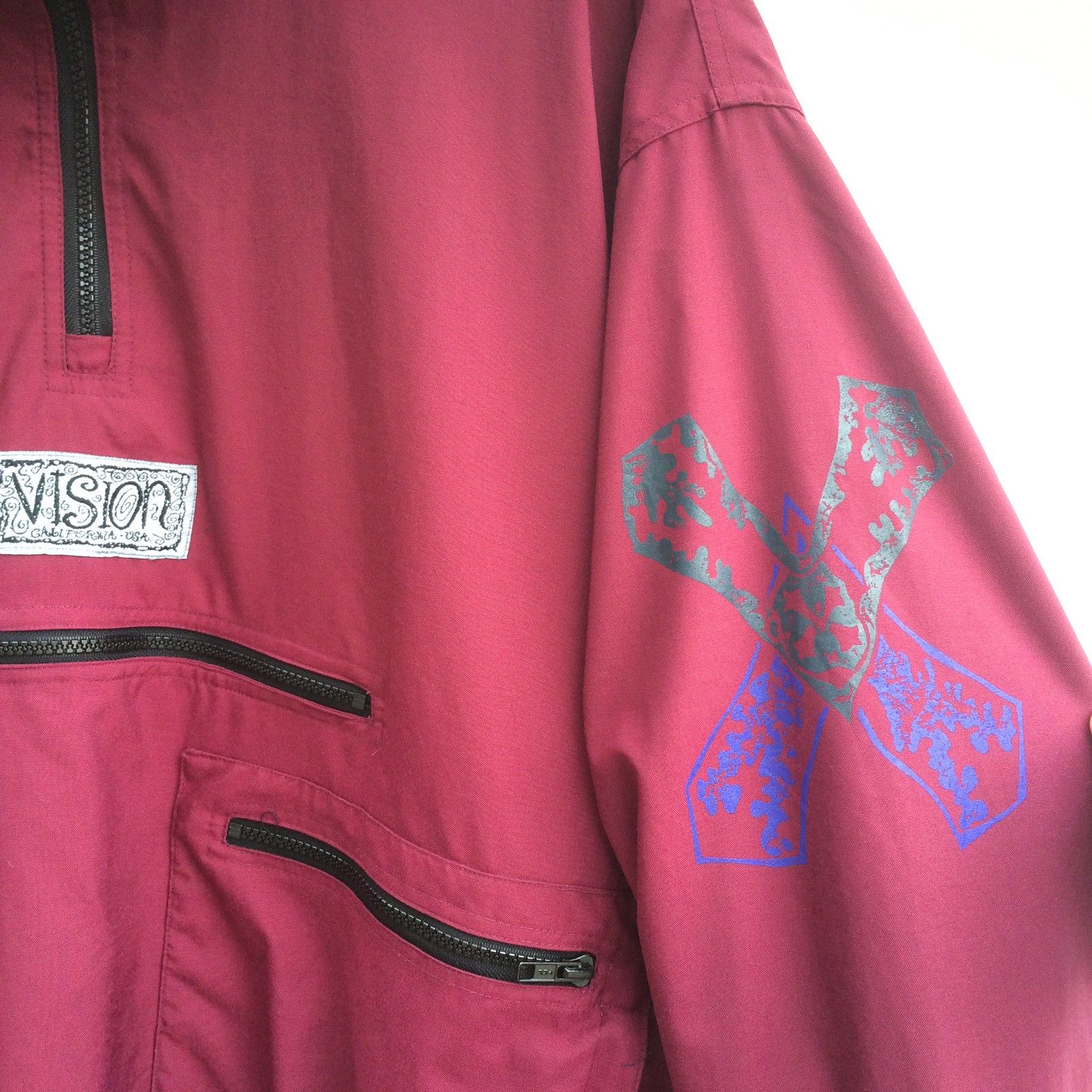 Vision Streetwear Vision California Indigo Bulky Pockets Hooded Jacket Size US M / EU 48-50 / 2 - 3 Thumbnail
