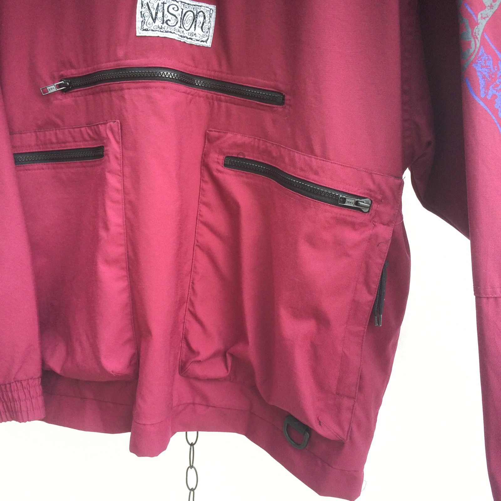 Vision Streetwear Vision California Indigo Bulky Pockets Hooded Jacket Size US M / EU 48-50 / 2 - 5 Thumbnail